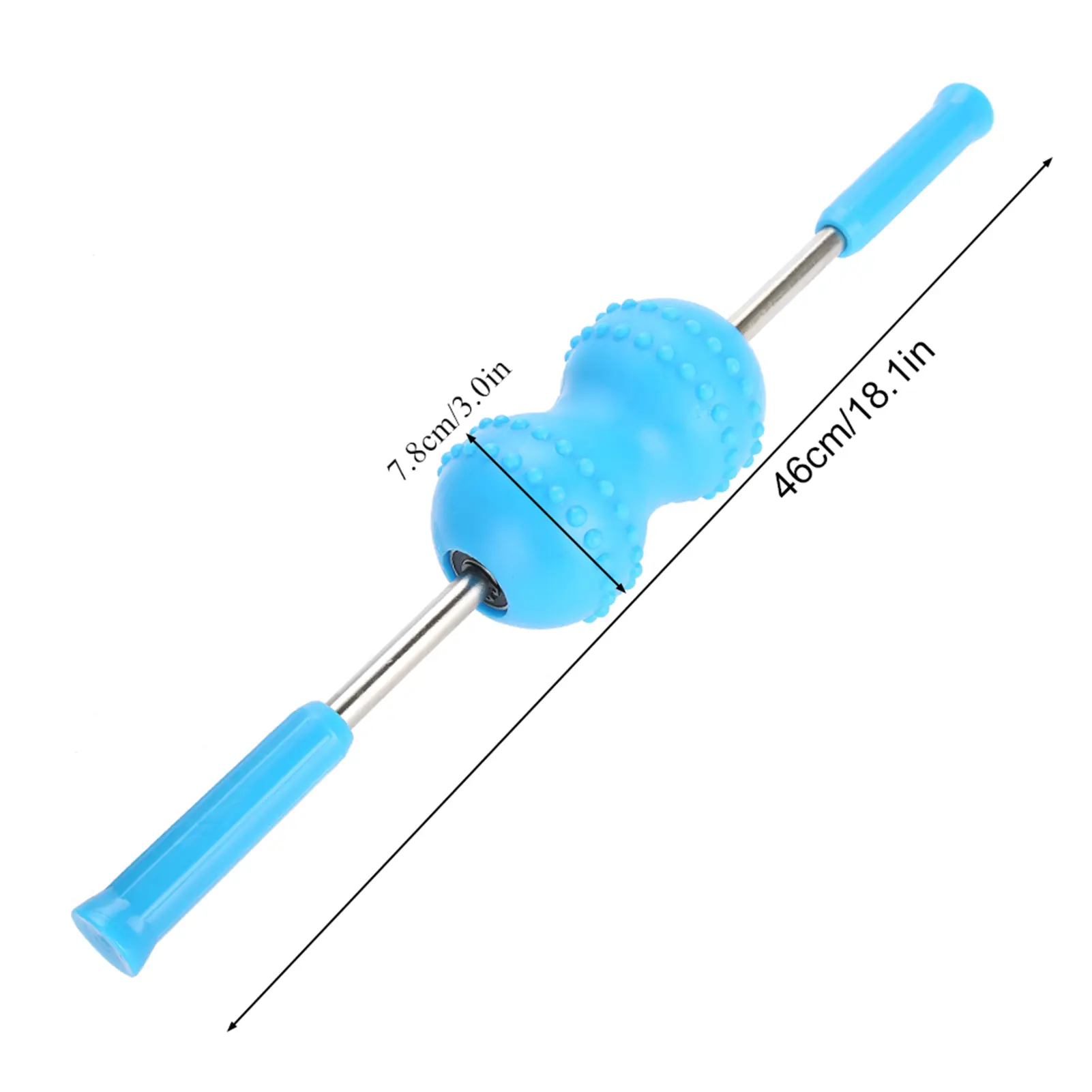 Massage Roller Stick Multifunctional Body Muscle Yoga Massage Roller Stick Meridian Pain Relief Stick Meridian Massage Stick