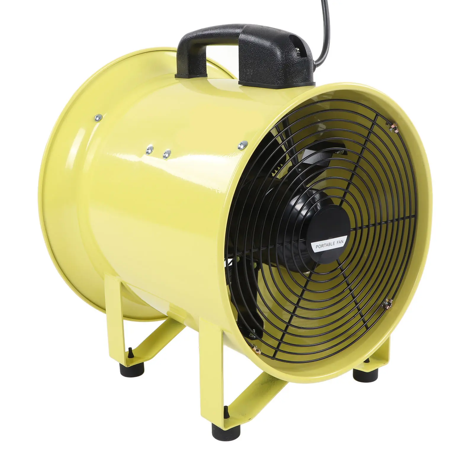 12in Utility Blower Fan Quickly Air Moving High Velocity Portable Ventilation Fan with 5m Hose for Home Job Site Utility Blower