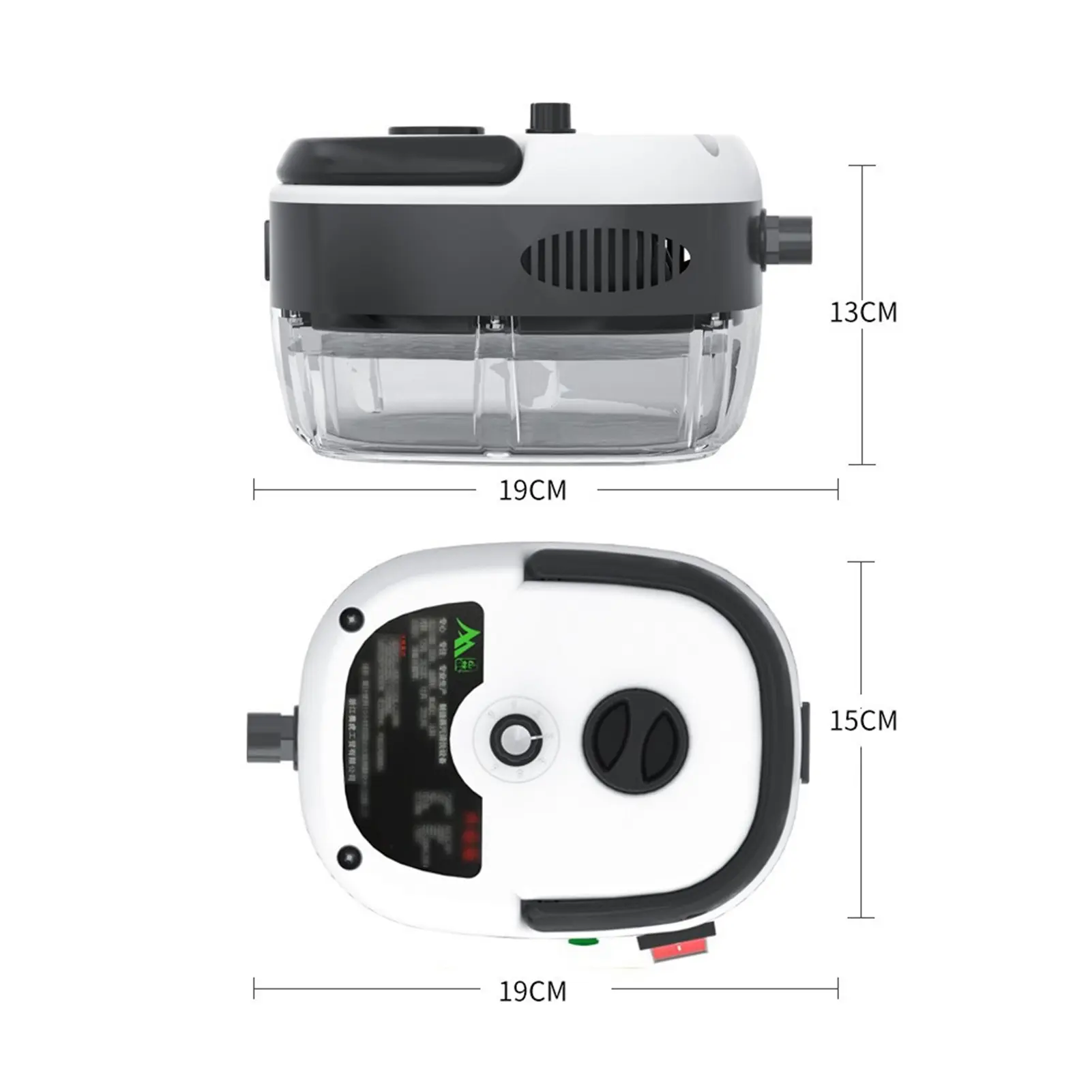 Handheld Steam Cleaner 2500W High Power 6 Speeds Adjustable Practical Steam Cleaner for Kitchen Refrigerator steam cleaner