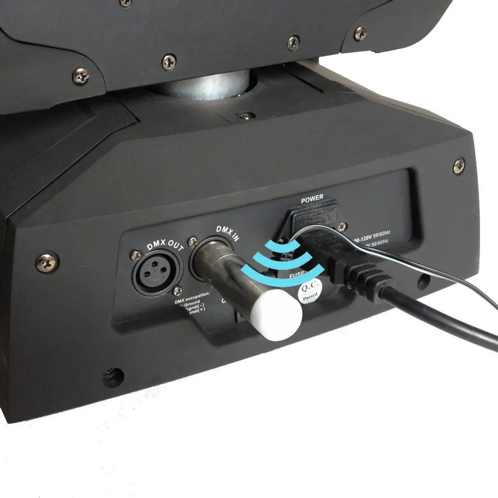Lixada 2.4G ISM DMX512 Wireless Female XLR Receiver LED Lighting for Stage PAR Party Light