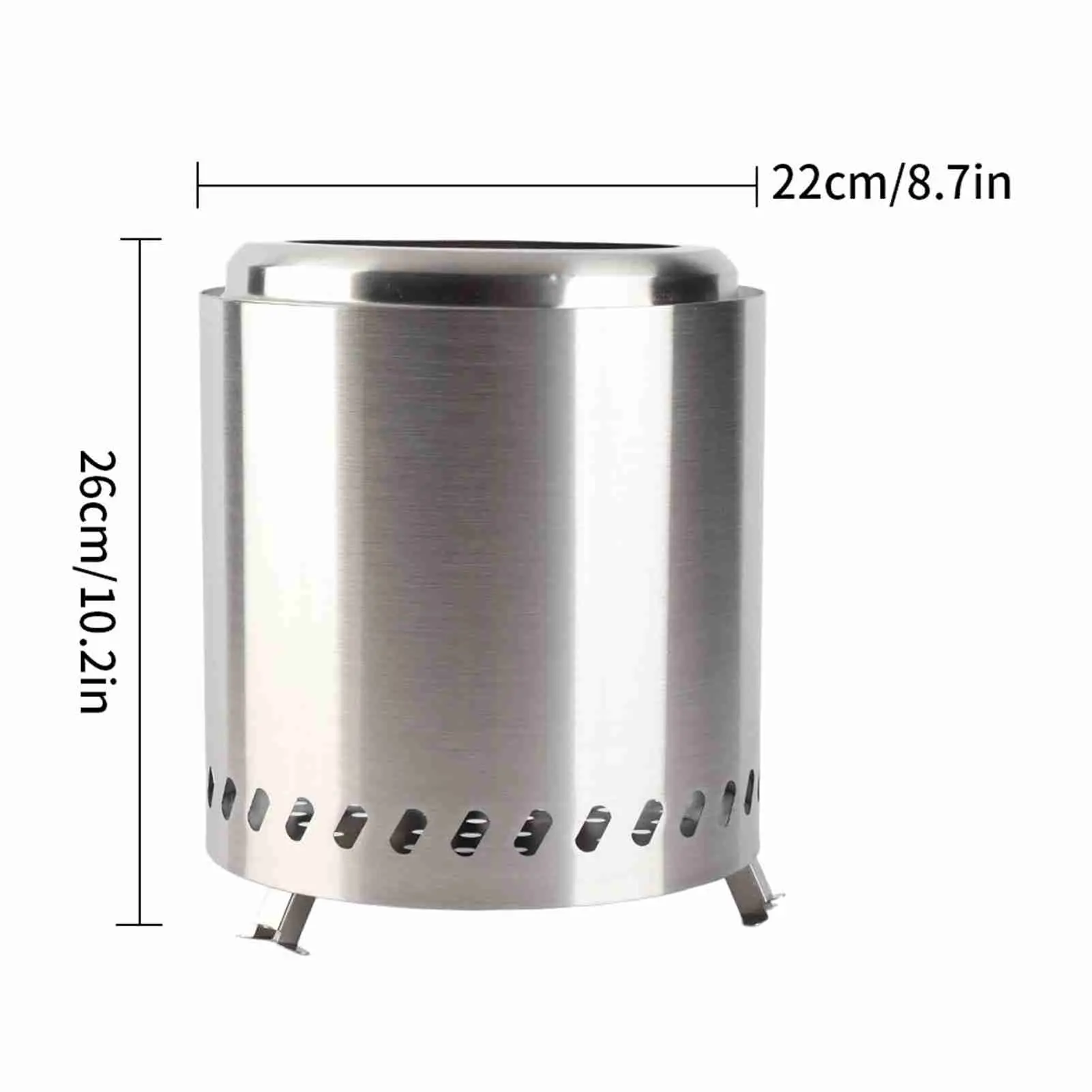 firepits for outside Smokeless Fire Pit Portable Small Stainless Steel Outdoor Camping Wood Burning Fire Pit outdoor fire pits