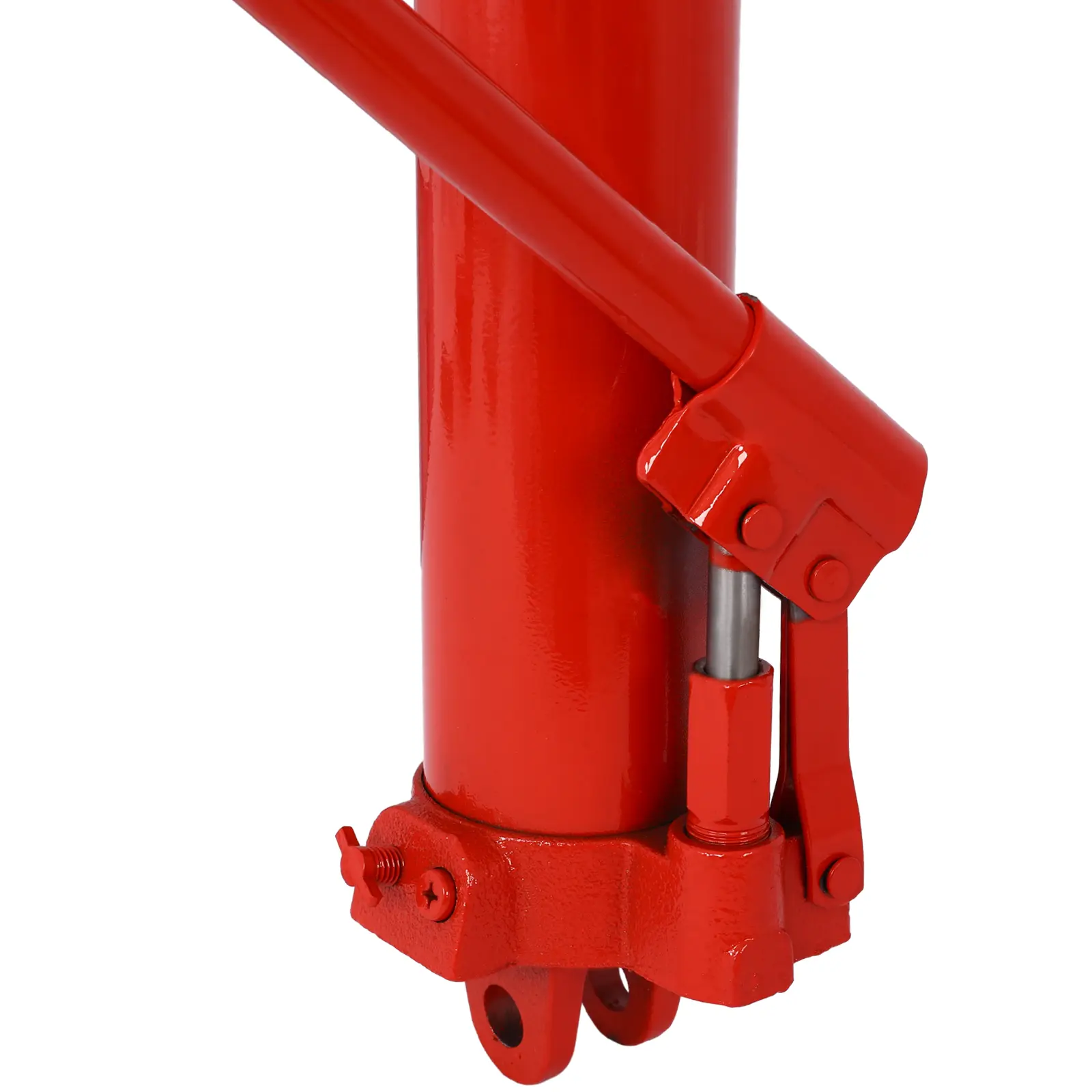 Hydraulic Long Ram Jack with Single Piston Pump and Clevis Base (Fits: Garage/Shop Cranes, Engine Hoists, and More): 8 Ton (16,0