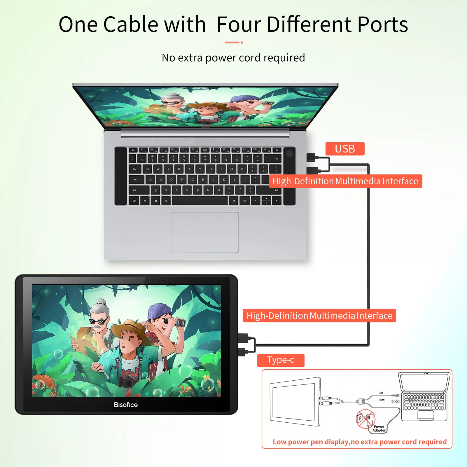 12HD-A H-IPS LCD Graphics Drawing Tablet Monitor 11.6 Inch Size 1366x768 Display 8192 Pressure Level Passive Technology