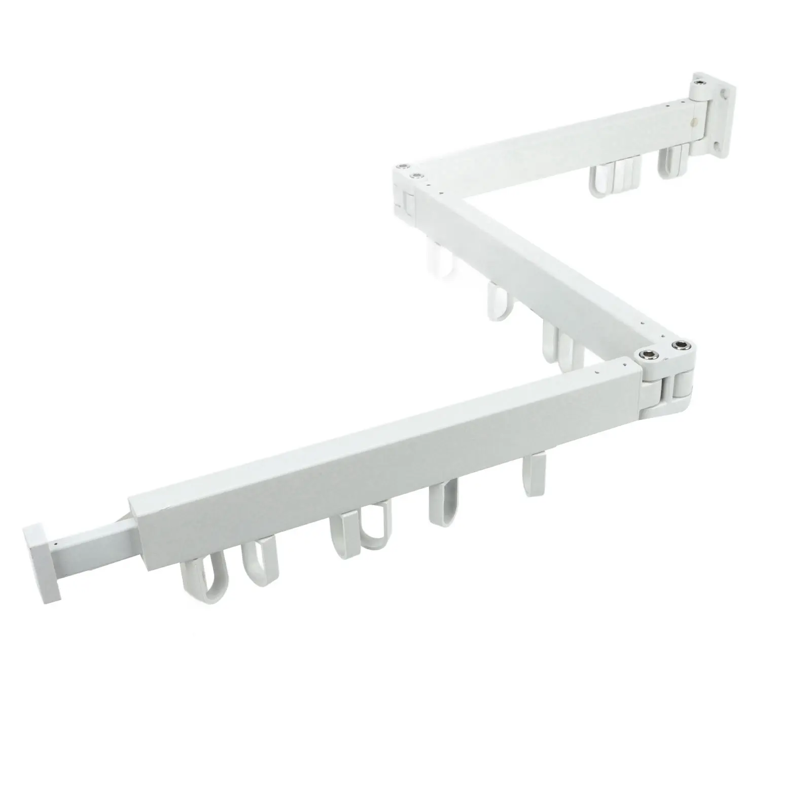 Wall Clothes Drying Rack Retractable Space Saving Rotating Ring Simple Clothes Hanger for Balcony Laundry Room