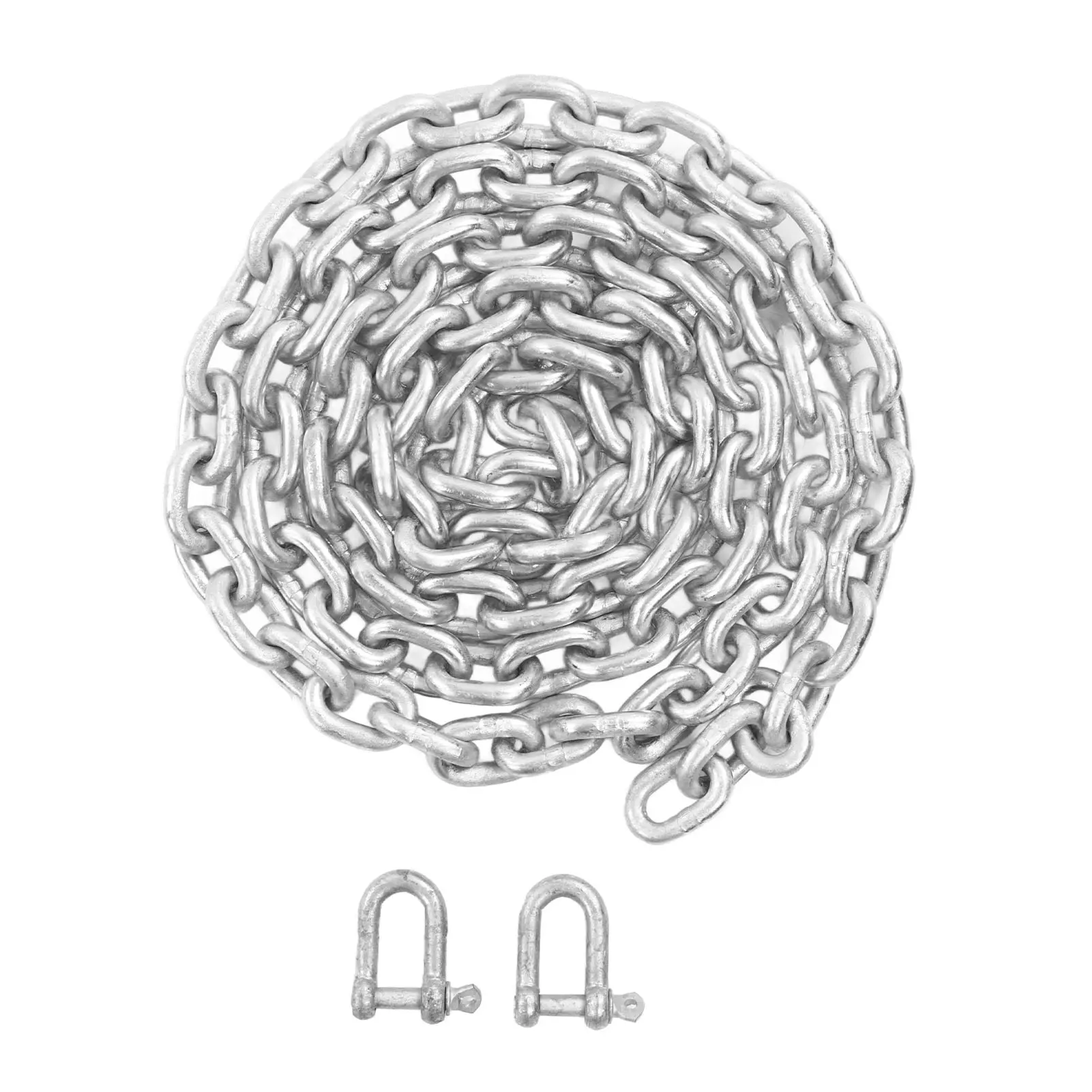 13lb Ship Anchor Kit Carbon Steel Heavy Duty Fluke Style Boat Anchor with Nylon Rope Chain for Fresh Water Sea
