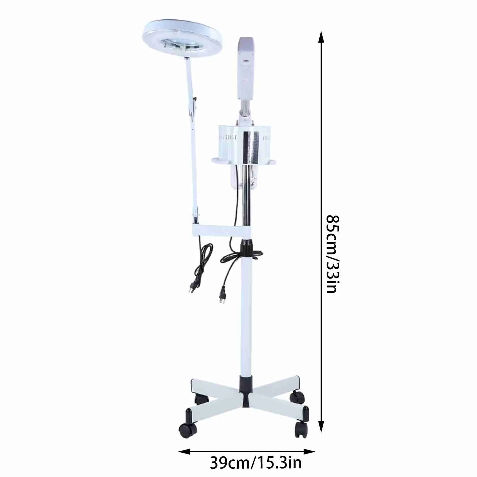 3in1 UV Facial  Cold Light LED 5X Magnifier Floor Lamp Facial  Magnifier Cold Light Professional UV Facial