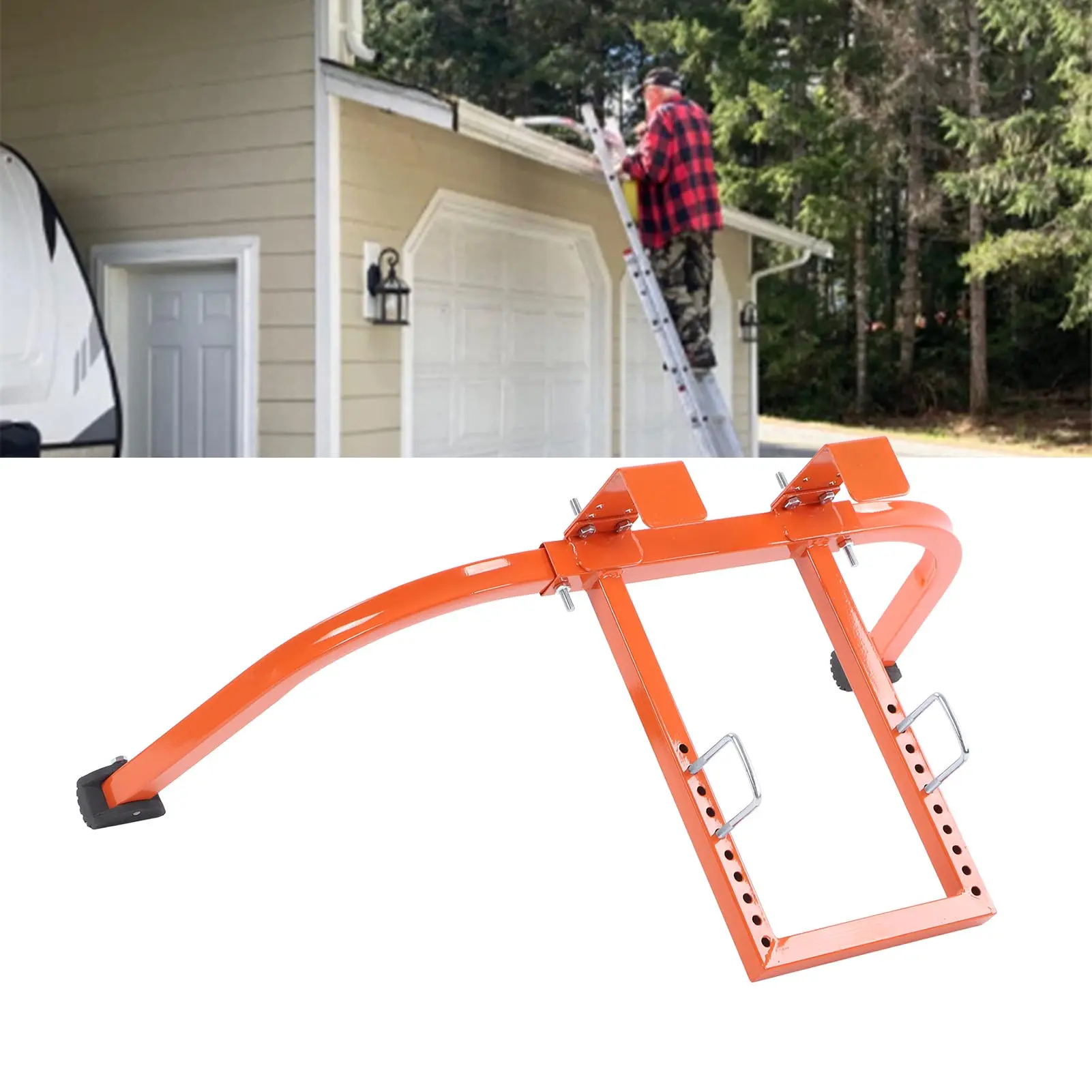 Ladder Roof Hook Ladder Stabilizer Steel Ladder Roof Hook Wing Span Standoff for Climbing Painting Ladder Span Ladder Stabilizer