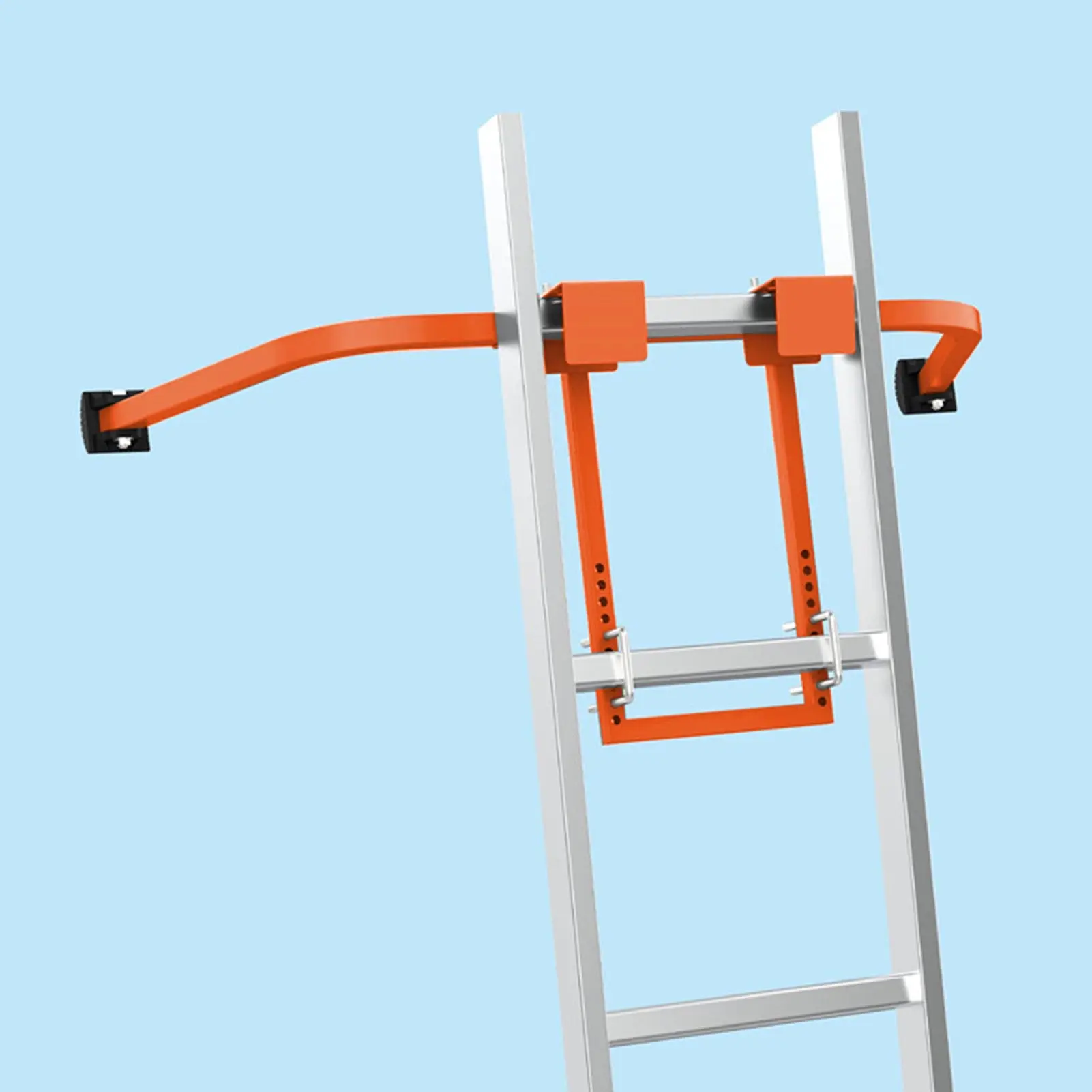 Ladder Roof Hook Ladder Stabilizer Steel Ladder Roof Hook Wing Span Standoff for Climbing Painting Ladder Span Ladder Stabilizer