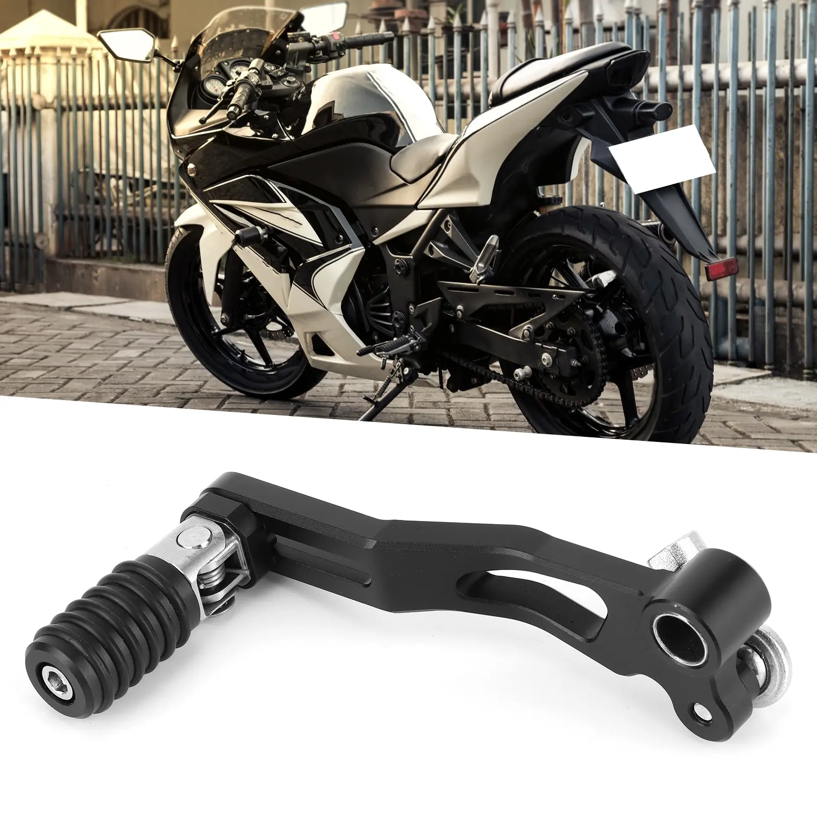 Gear Shifter Motorcycle Folding Gear Shifter Pedal Fit for  NINJA 250R/300/Z250/Z300 Pedal Lever Motorcycle  Pedal