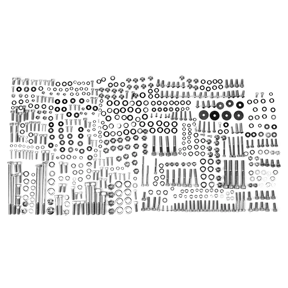 ATV Aluminum Alloy Engine Bolt Studs Kit Replacement Accessory Fit for YAMAHA YFZ350 YFZ 350 BA Engine Bolt Kit  ATV Bolt Kit