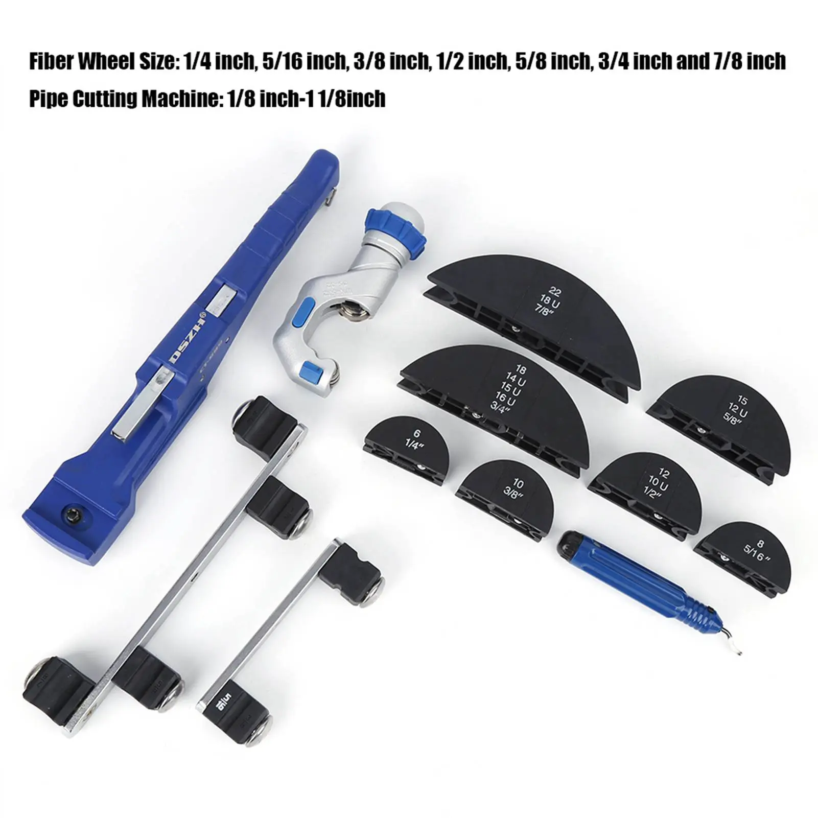 Pipe Bender DSZH CT‑ Bending Machine Pipe Cutter Mechanical Ratchet Bow‑Type with  Wheel 6‑22mm Bending Machine