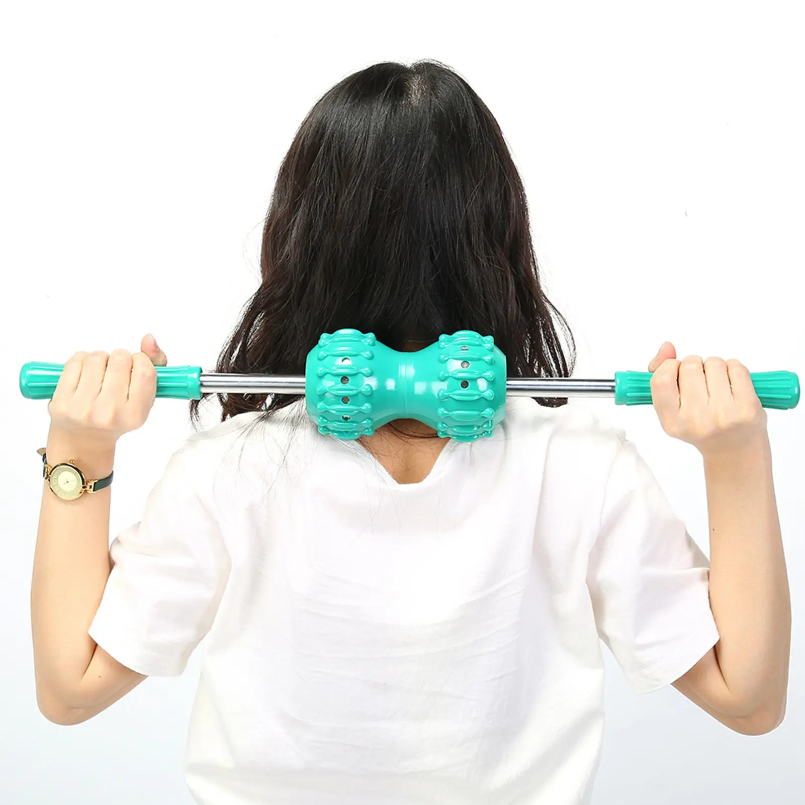 Acupressure Roller Massager Multifunctional Magnet Massage Roller Back Shoulder Muscle Relief Acupressure Roller Massager