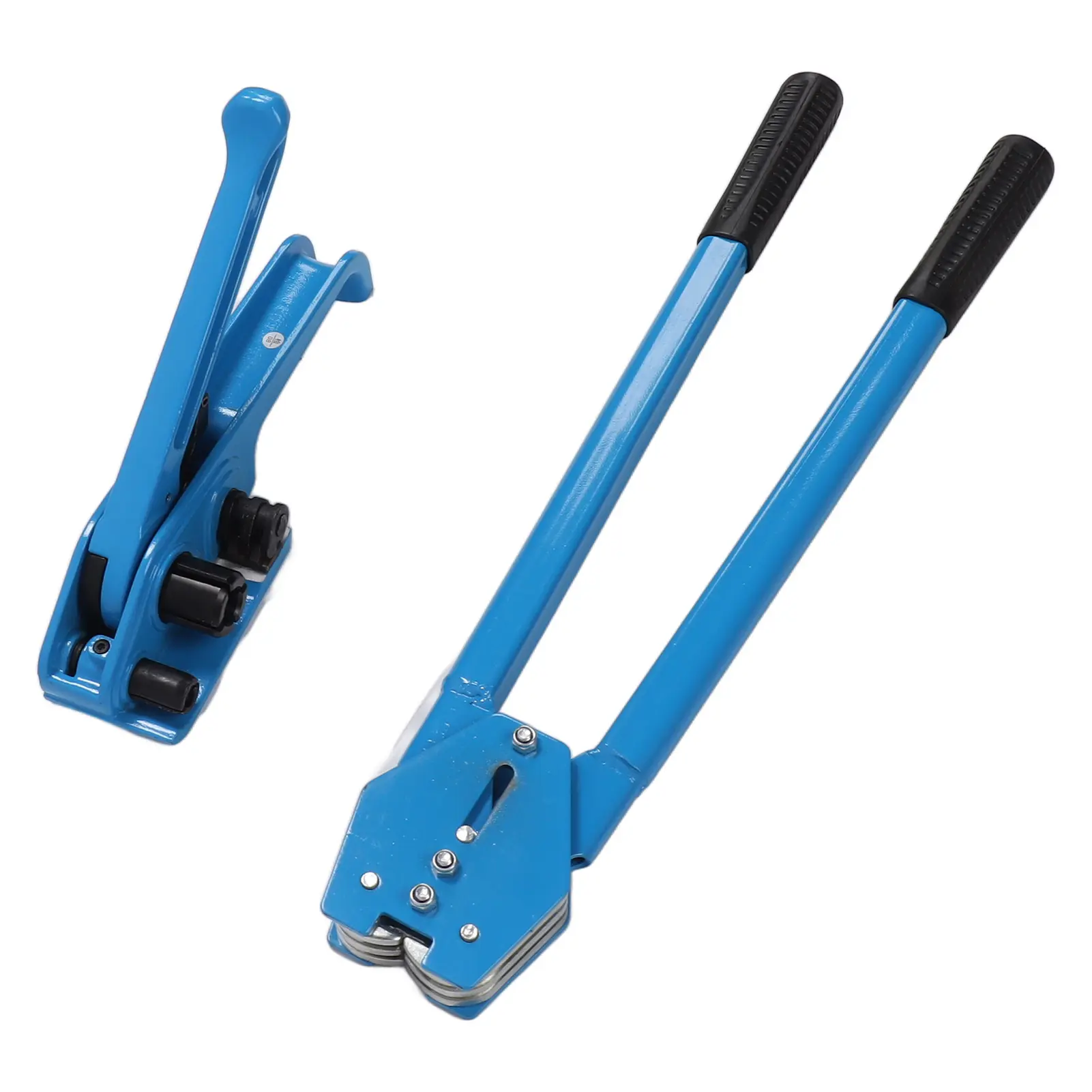 Banding Strapping Kit Tensioner Sealing Tool with 200 Packaging Corner 200 Metal  and 270mx1.6cm PET Strap Strapping Kit