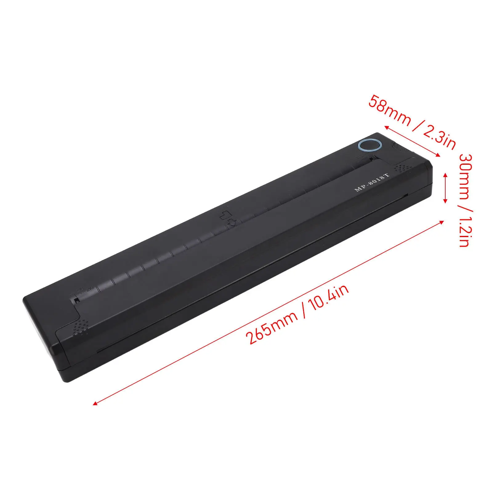 Tattoo Printer Machine Mini 2000mAh Wireless Thermal Tattoo Stencil Printer for Tattooist Black