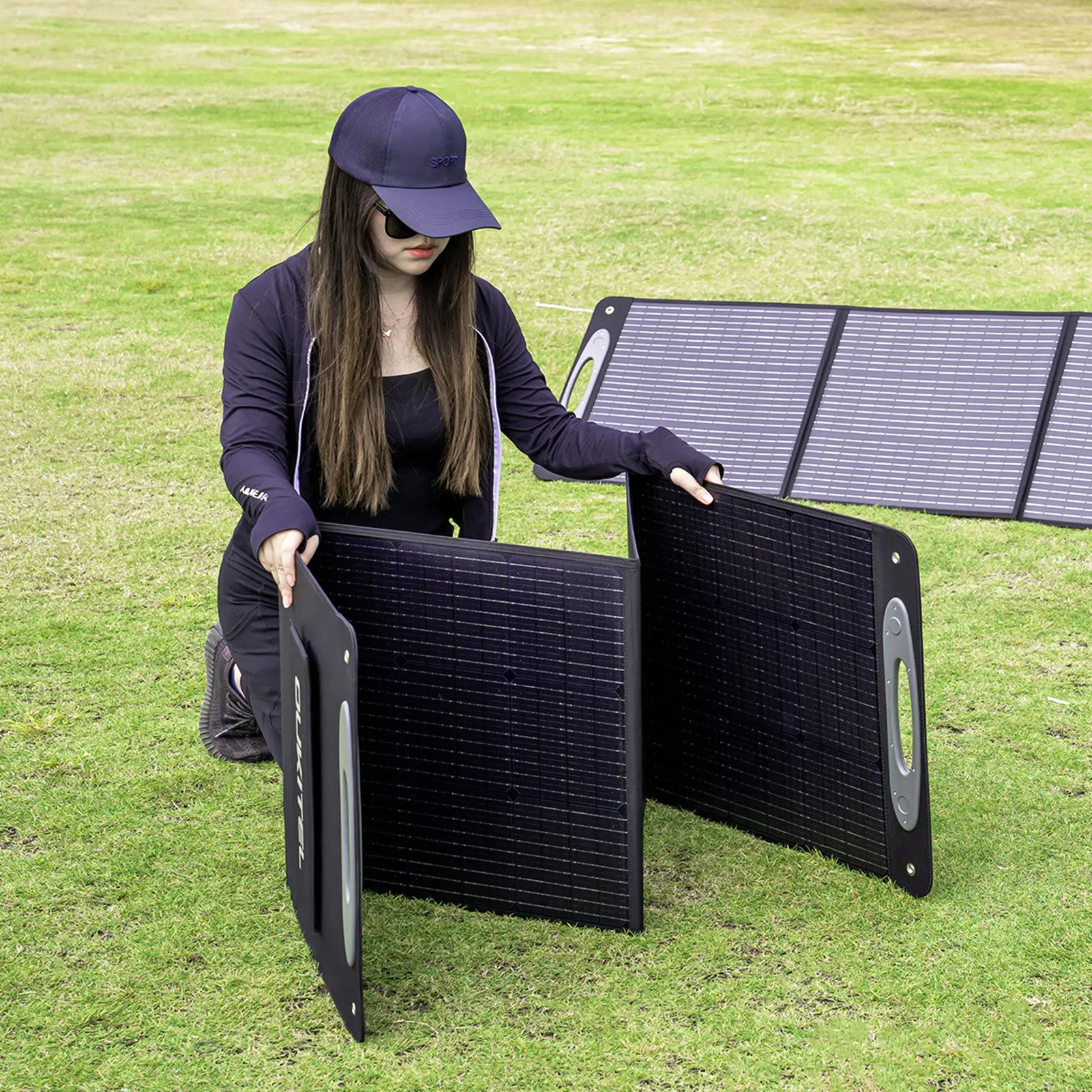 PV200 Solar Panel 200W Foldable Photovoltaic Panel for P2001/CN505/P501 Portable Power Station Solar Generator Charging