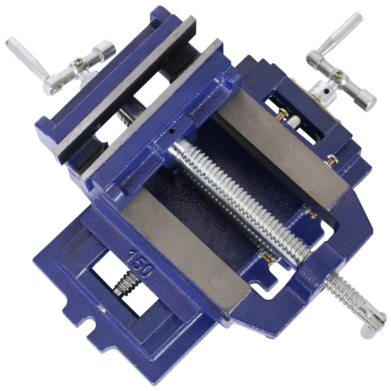 Cross slide vise, Drill Press Vise 6inch,drill press metal milling 2 way X-Y ,benchtop wood working clamp machine ,BLUE COLOR