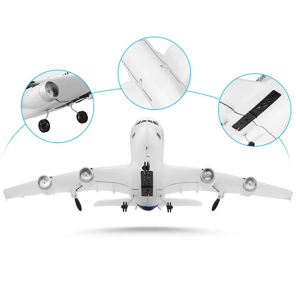Wltoys XK A120 Aircar A380 Model Plane 3CH EPP 2.4G Remote Control Airplane Fixed-wing RTF