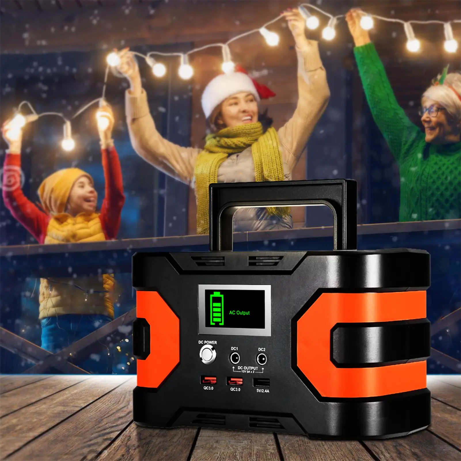 Flashfish EA150 Portable Power Station 45000mAh/166Wh Solar Generator 150W Peak CPAP Battery Power Station With 3 Charging Modes