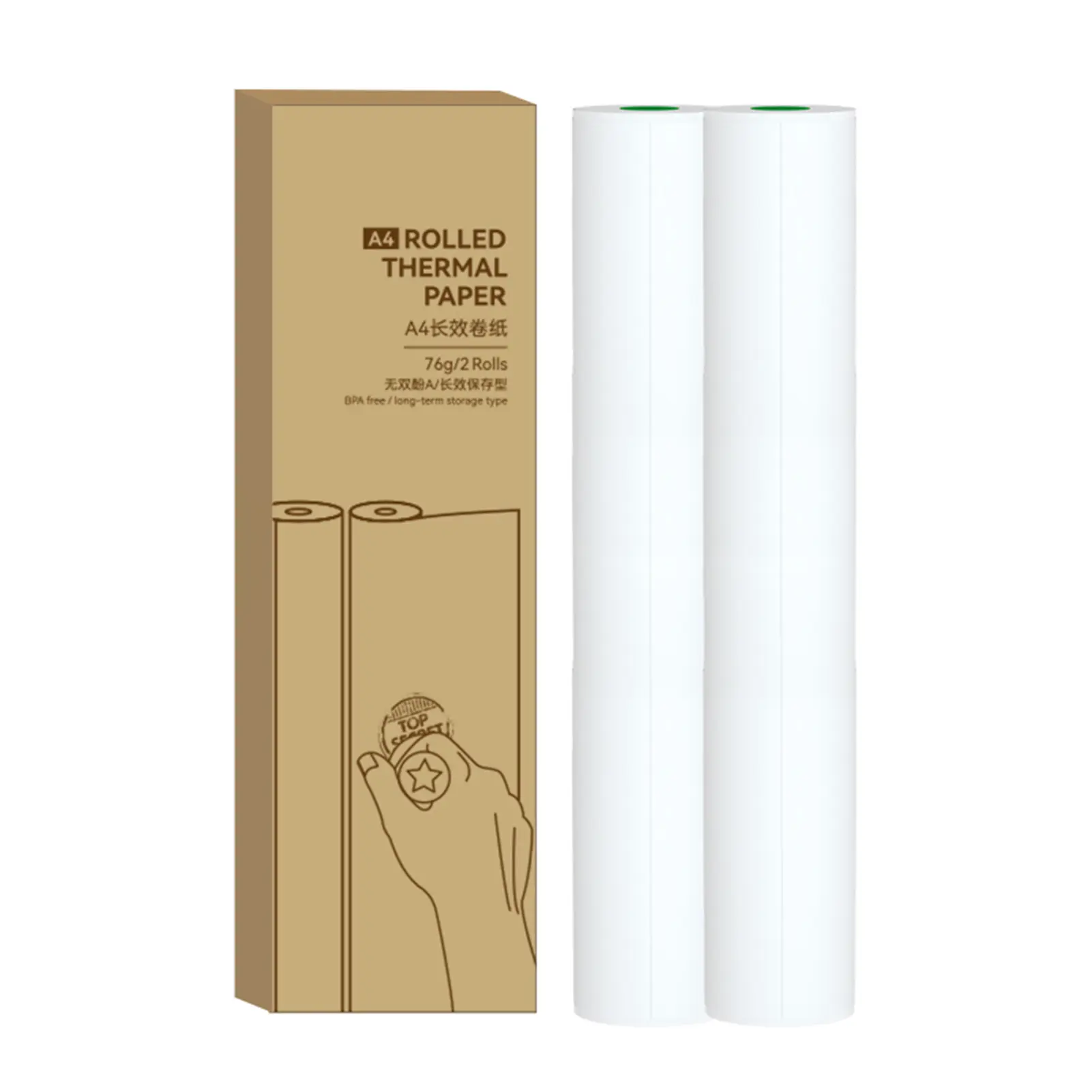 PeriPage Fold Thermal Paper Compatible with PeriPage A40 Thermal Printer Quick-dry Perfect for Photo Picture Receipt Memo PDF Fi