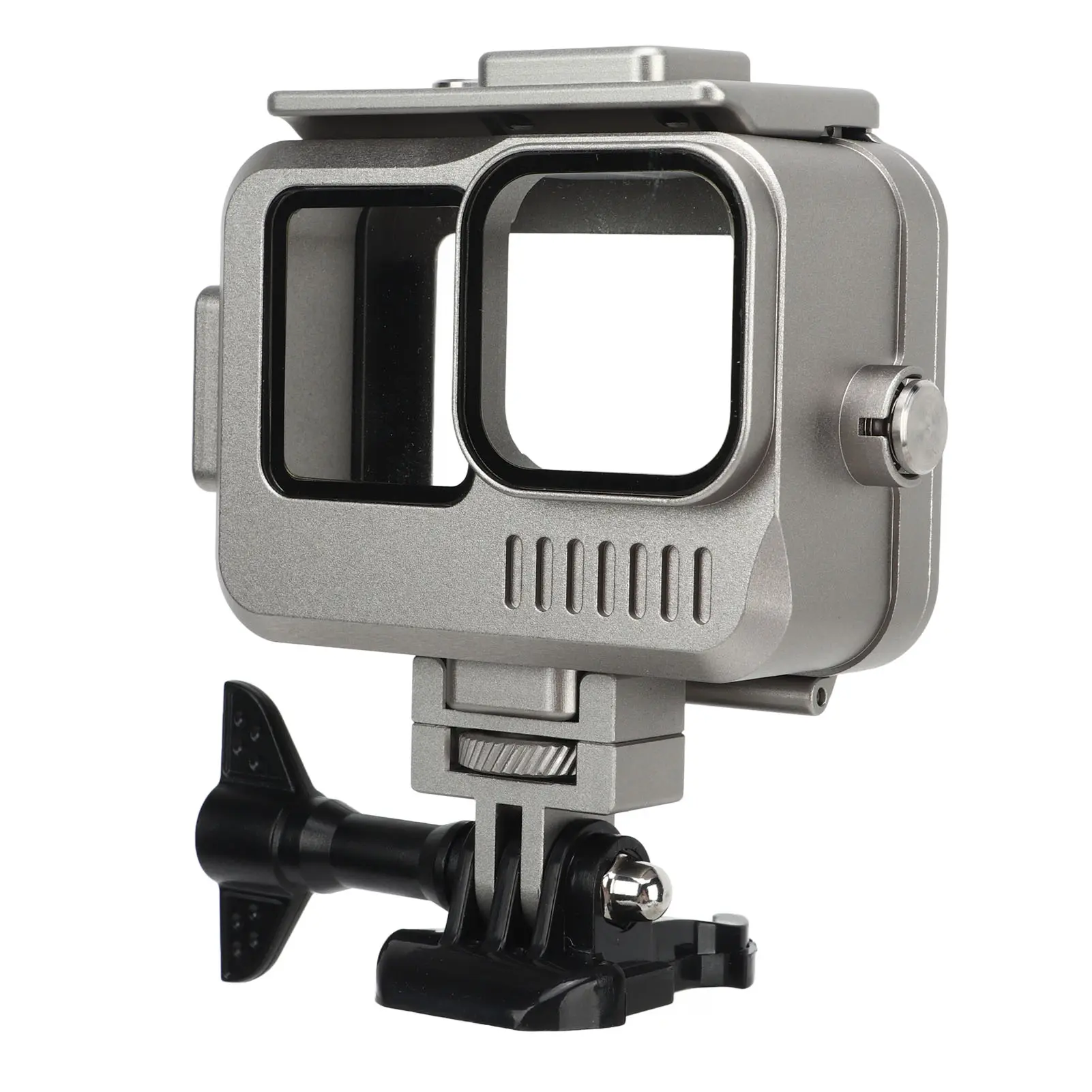 Underwater Camera Protective Case Light Weight Double Cold Shoe Protective Housing 40m  Waterproof for Underwater Shooting