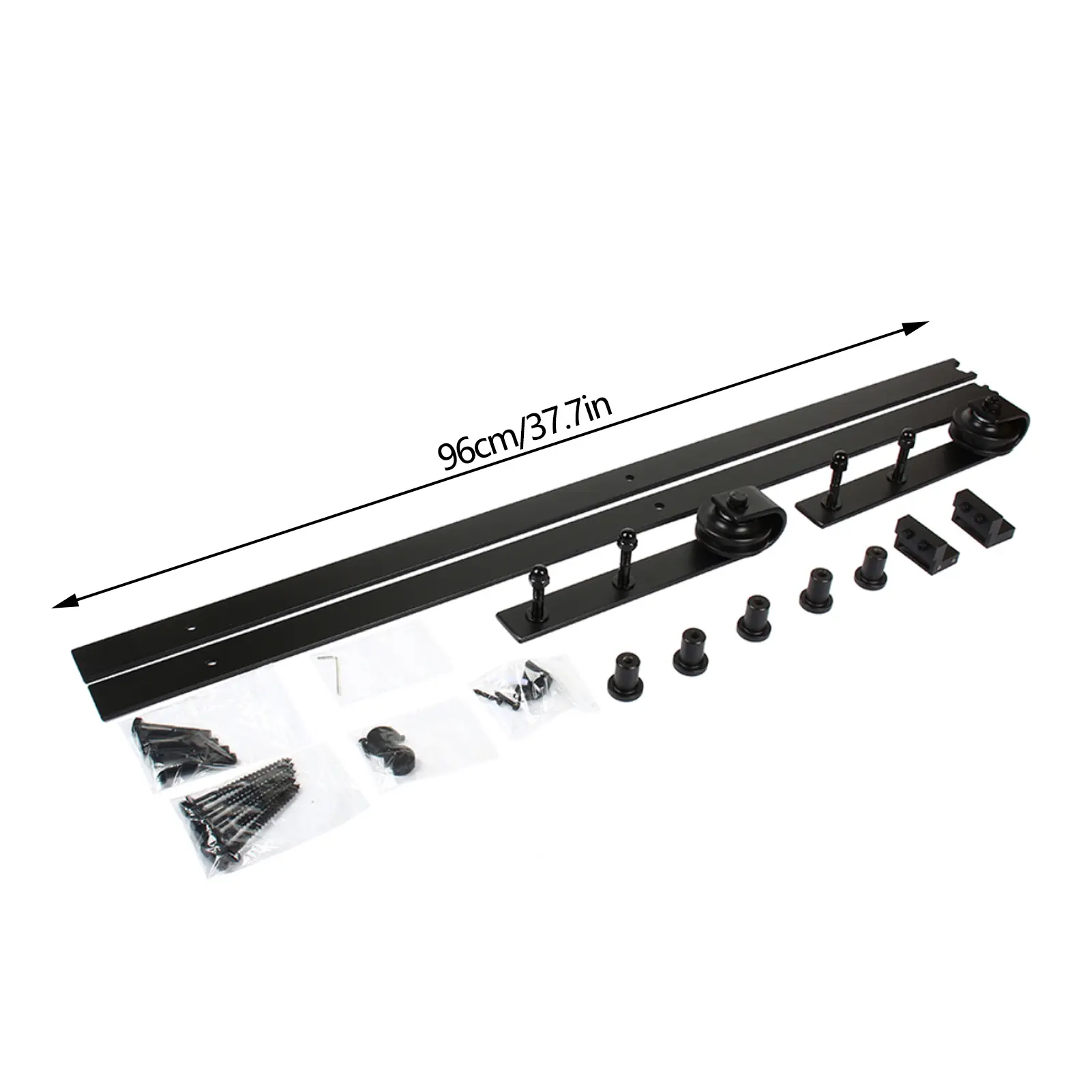 Bending hanging wheel, sliding door track pulley, sliding door hanging rail (1830mm splicing type LJ-1020-183)