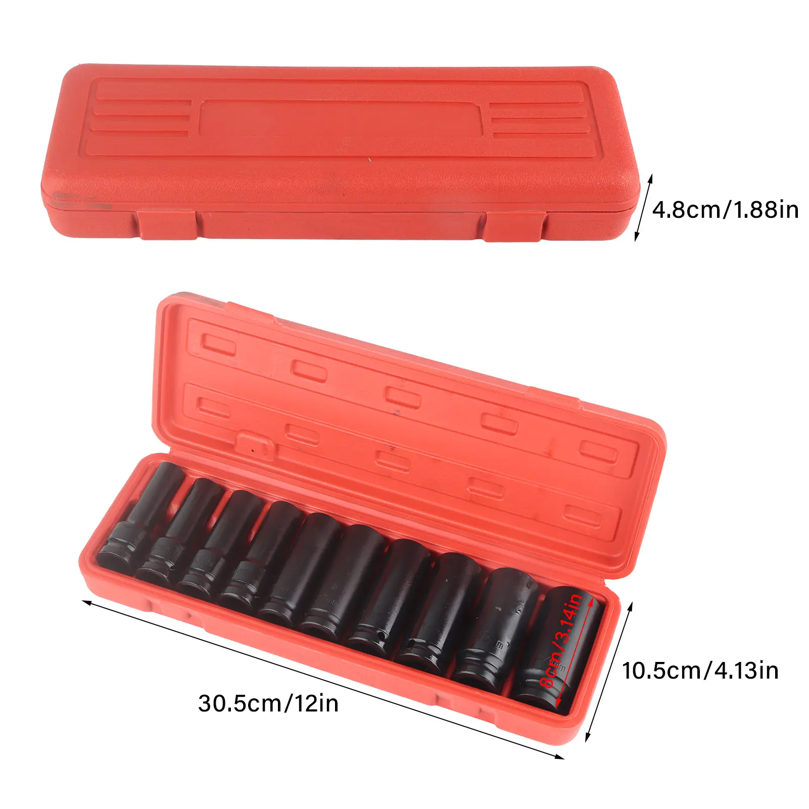 1/2 Inch   Socket Tool Set 6 Point  Adapter Repairing Tool High Hardness  Adapter Socket Repairing Tool