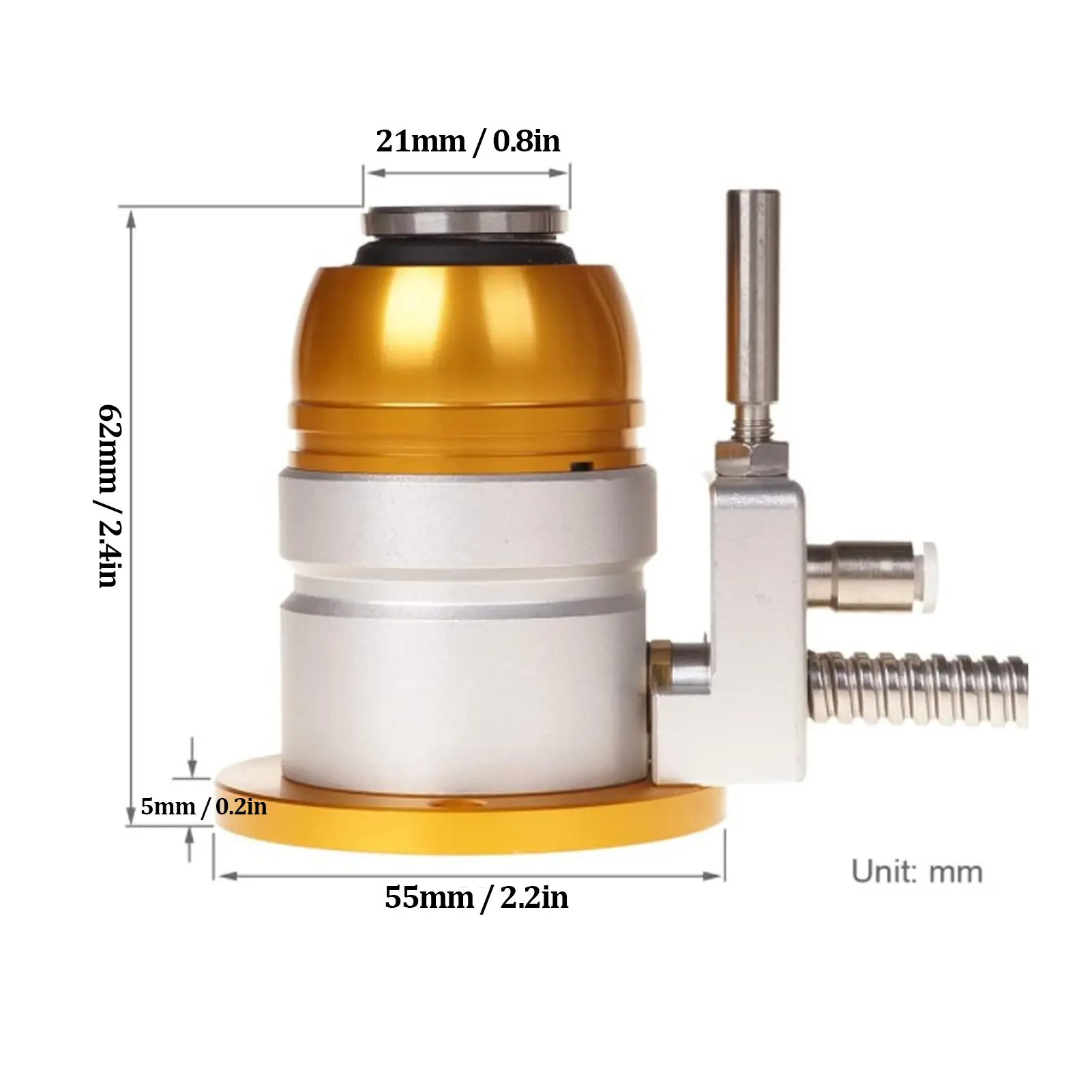 Z Axes Tool Setter Z Axes Touch Tool Setter Normally Closed CNC Tool Setting Accessory with Cable  24V Tool Setter with Cable