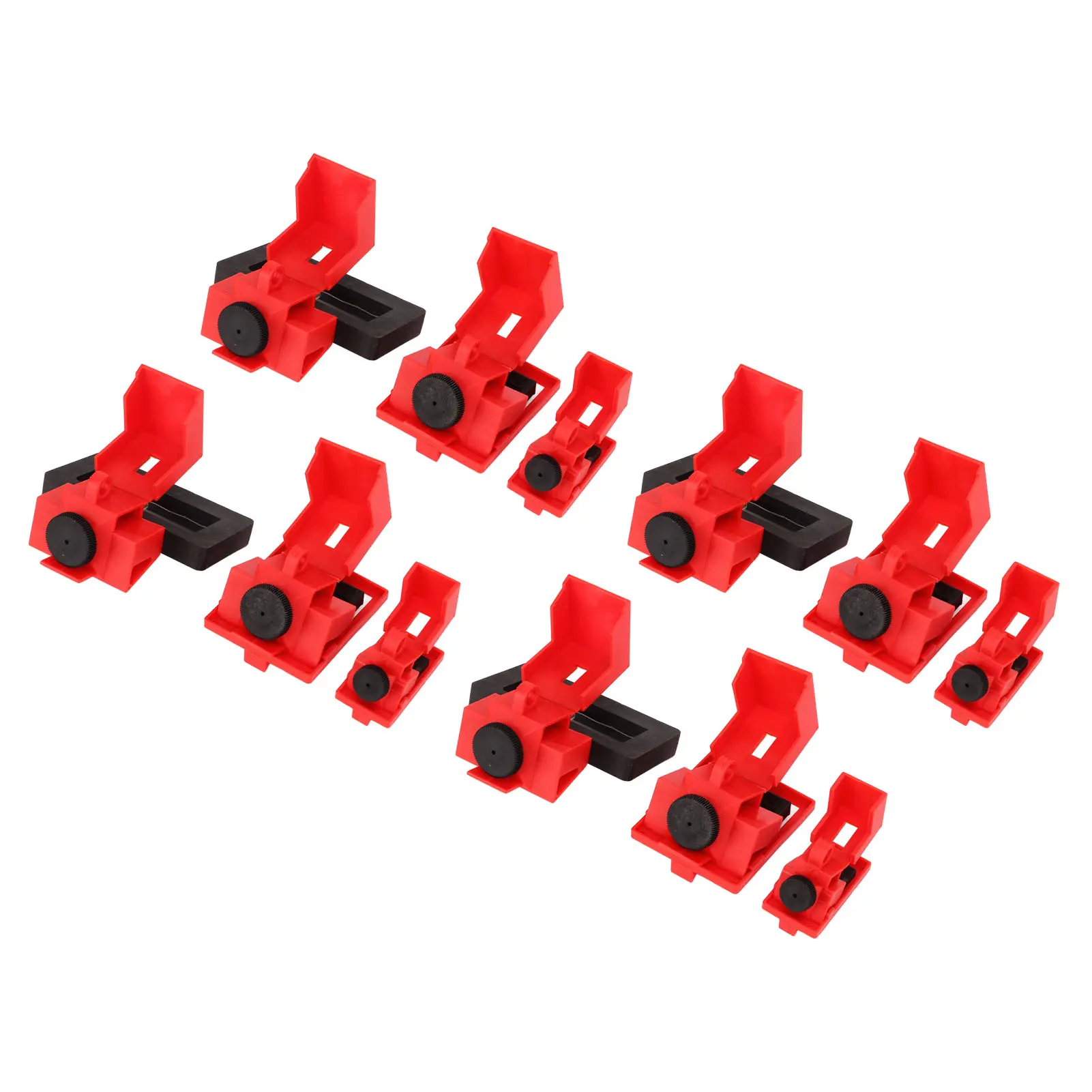 Single Pole Breaker Lock Out Device Nylon Breaker Clamp On Lockout Tagout Kit Single Pole Breaker Lock Out Device