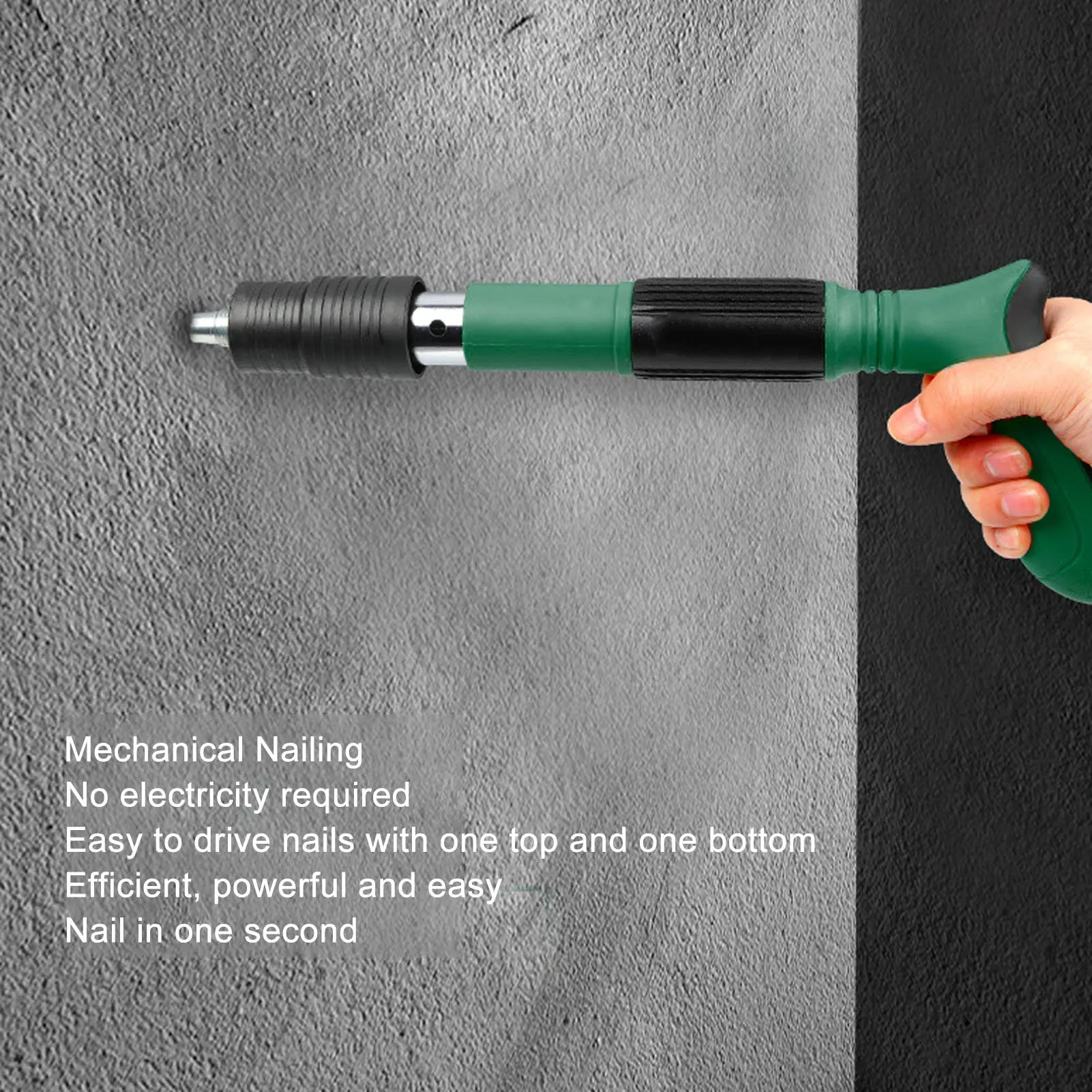 Nail Wall Fastening Tool Nail Shooting Tool Efficient Secure Fixing ABS Stainless Steel and Iron Multi Purpose for Woodworking
