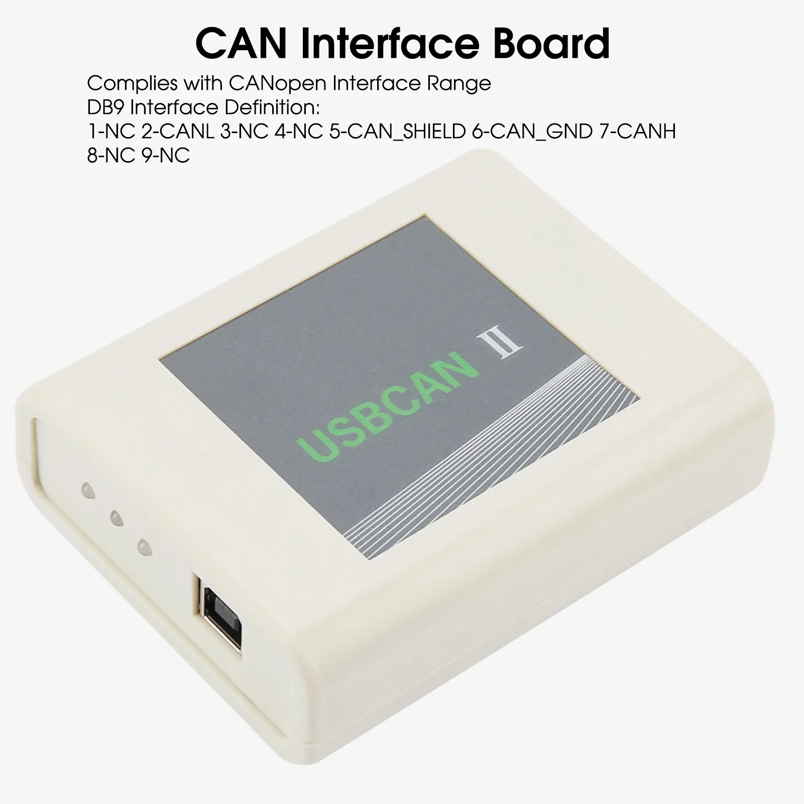 High Speed Debugger Industrial USBCAN II Debugger USBCAN II Industrial Grade High Speed Dual Channel Debugger Support CAN Delay