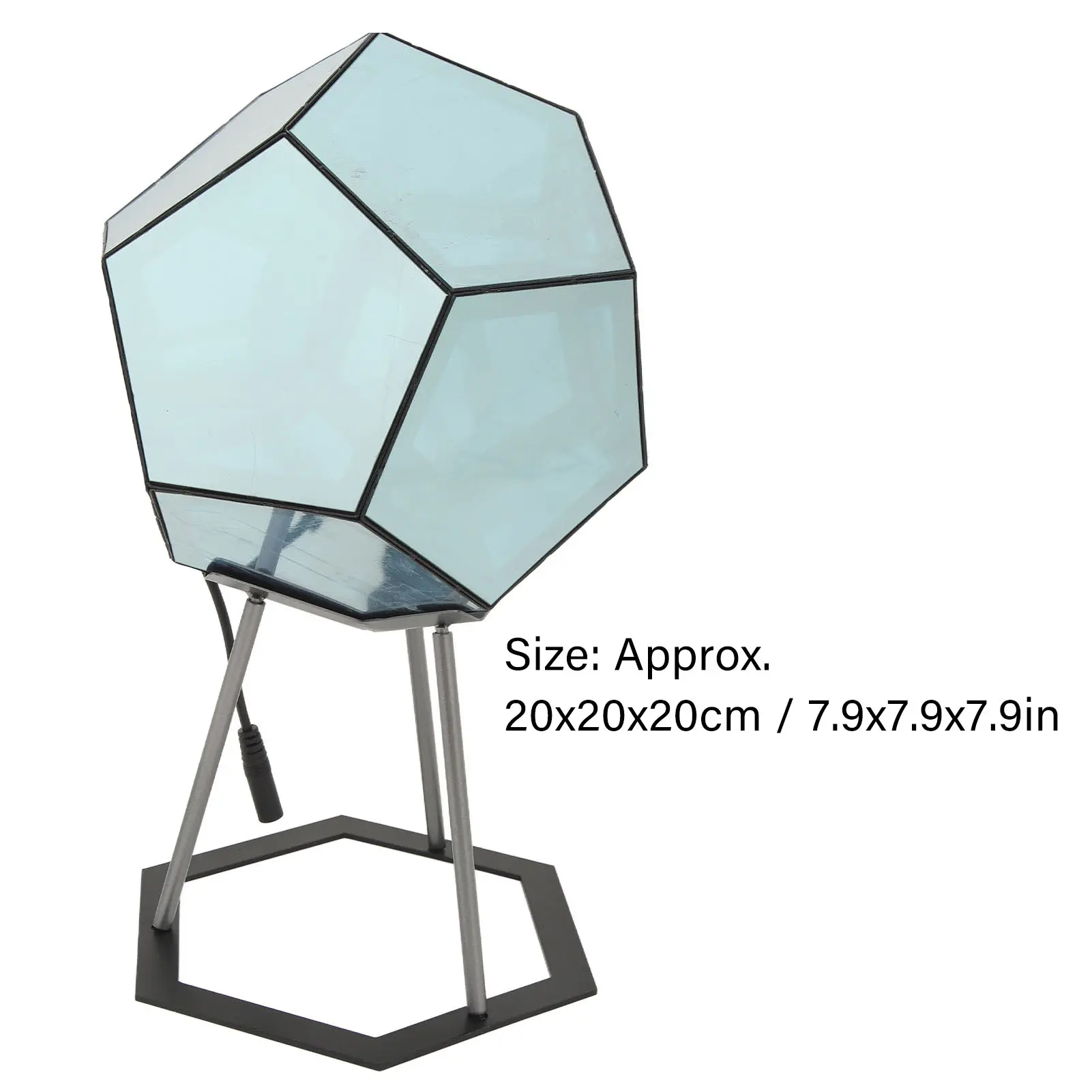 Dodecahedron Gaming Light Unique USB Power Supply Beautiful Infinite Dodecahedron Color Art Light for Bedroom for Bar
