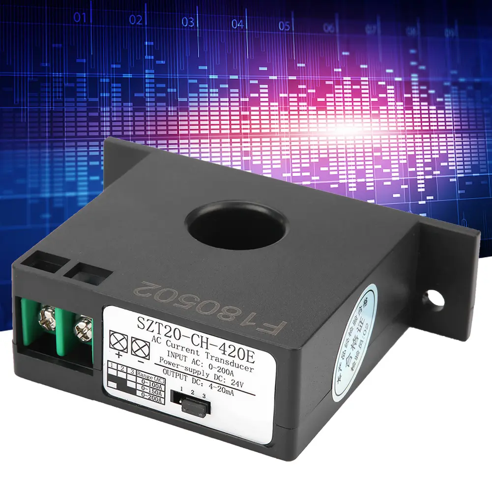 SZT20-CH-420E Current Transducer Transmitter Transformer Sensor AC Current Converter 0-200A