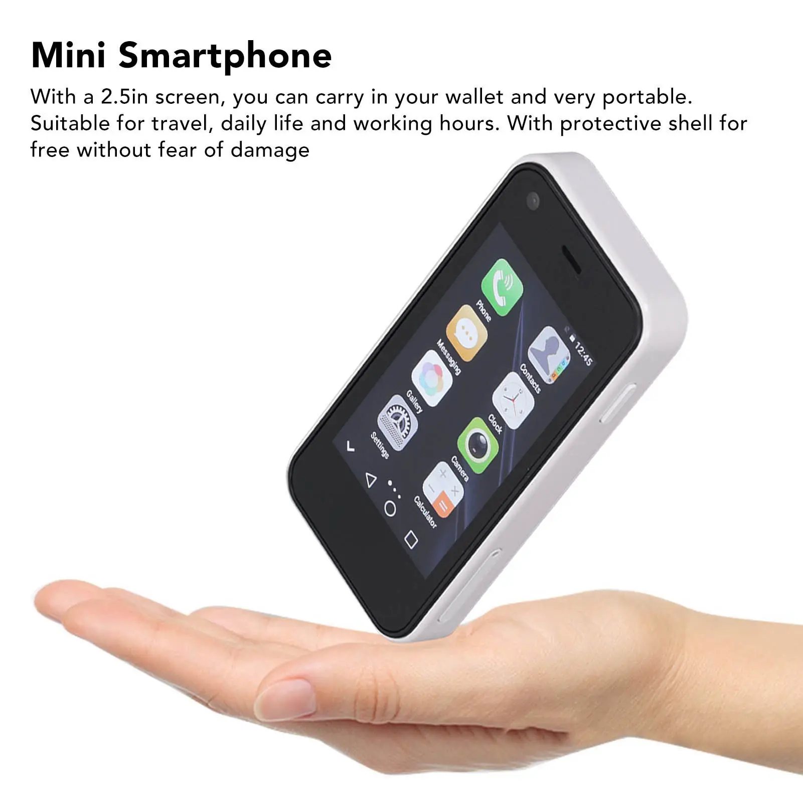 SIM  Smartphone  Smartphone 3G 2.5in WiFi GPS 2GB  16GB ROM 5MP Quad   SIM for Android Cell Phone SOYES