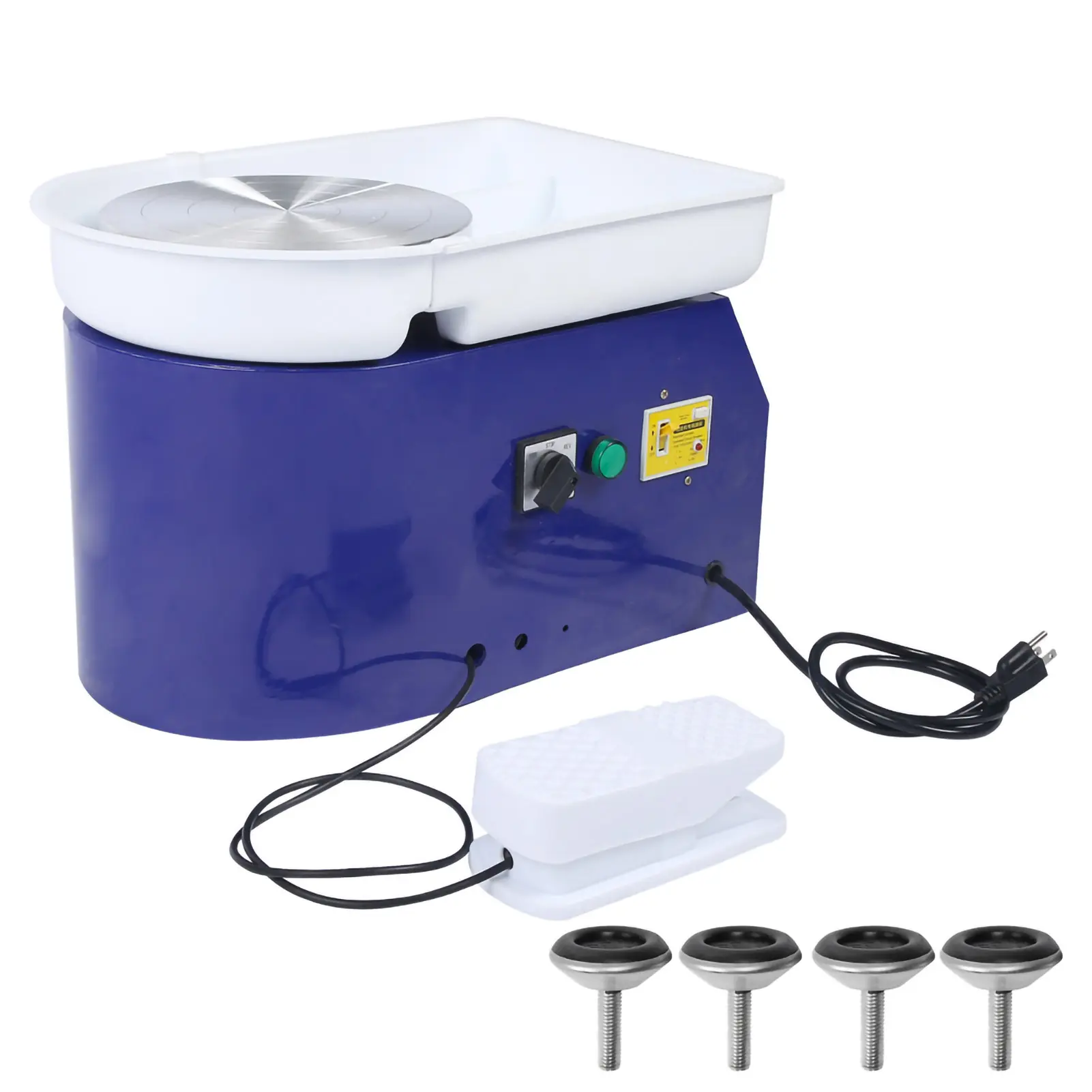 350W 24cm Brushless Electric Pottery Wheel Machine  for Student and Amateur