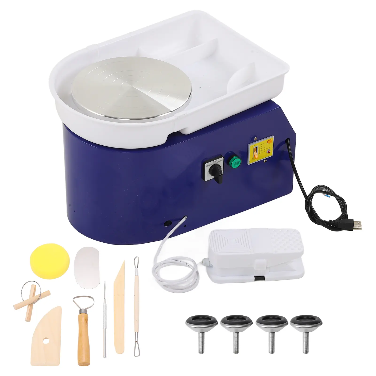 350W 24cm Brushless Electric Pottery Wheel Machine  for Student and Amateur