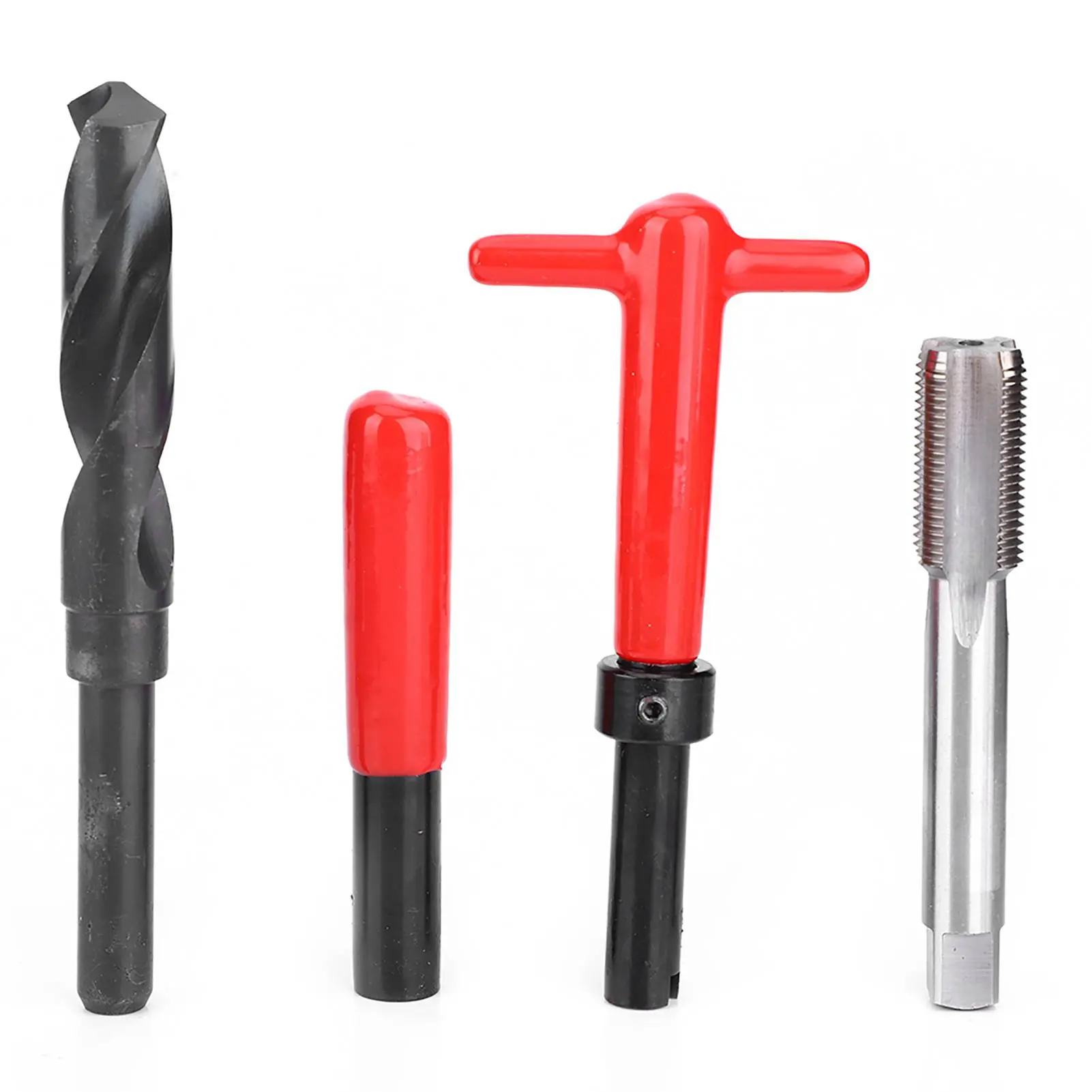 Thread Repair Kit Stainless Steel Twisted Drill Wrench Threaded Insert for Car M18x1.5 Thread Repair Kit Twisted Drill Tap