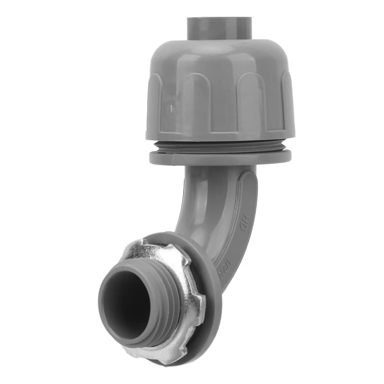 Liquid Tight Connector 1/2 Inch Thread 90 Degree PVC Non Metallic Electrical Conduit Connector Liquid Tight Connector