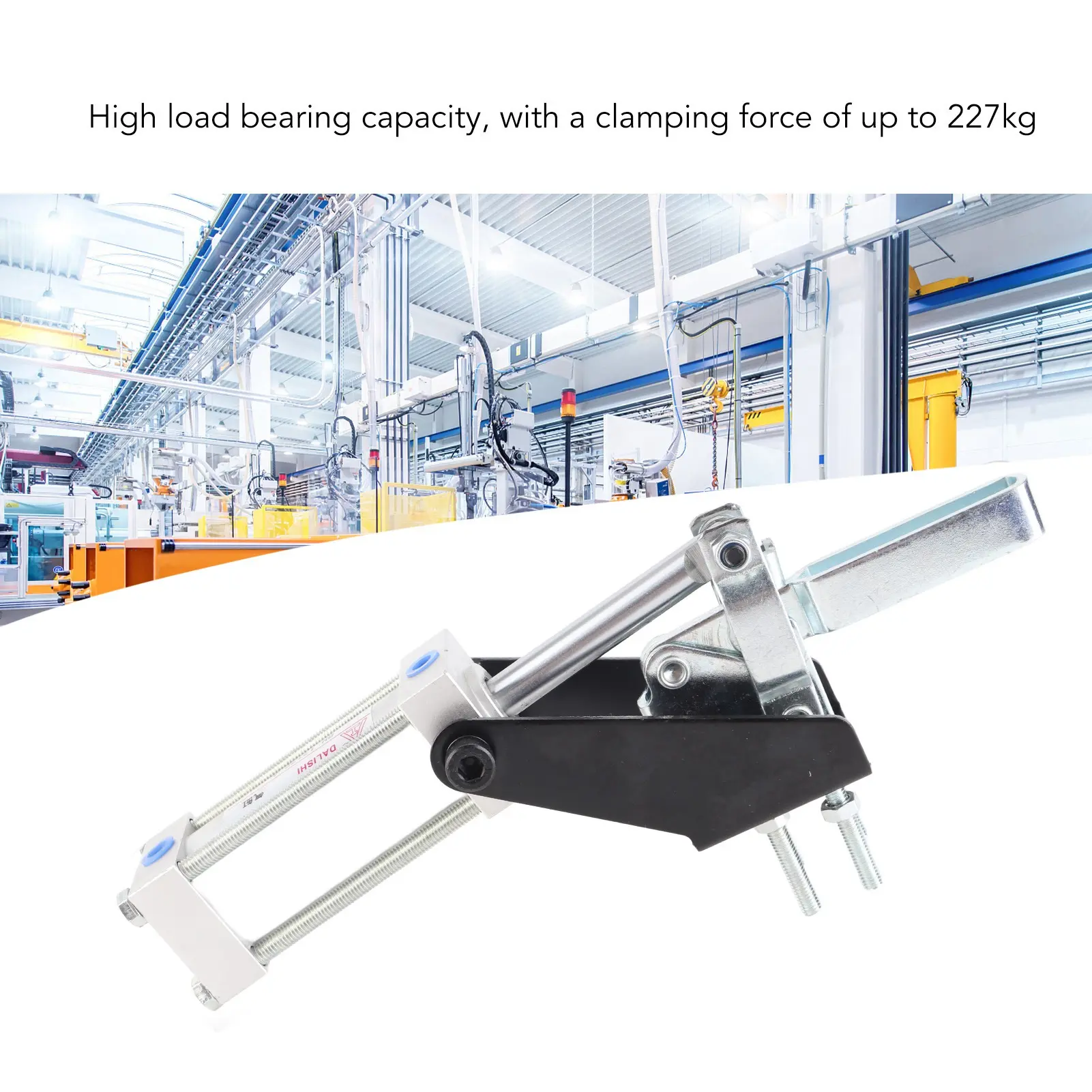Pneumatic Clamp 227kg Clamping Force Air Cylinder Pneumatic Hold Down Clamp Accessory