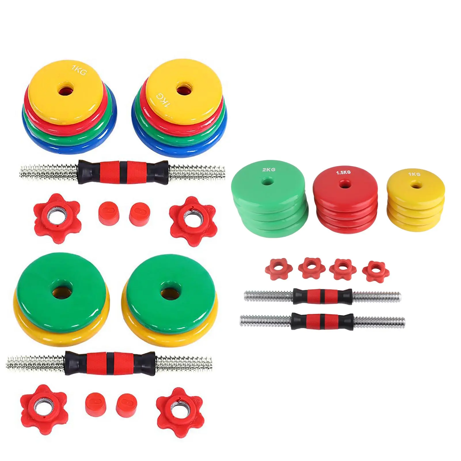 Colorful Dumbbell Colorful Removable Non Slip Grip Fitness Gym Home Weight Lifting Hand Dumbbell Fitness Dumbbell Hand Dumbbell