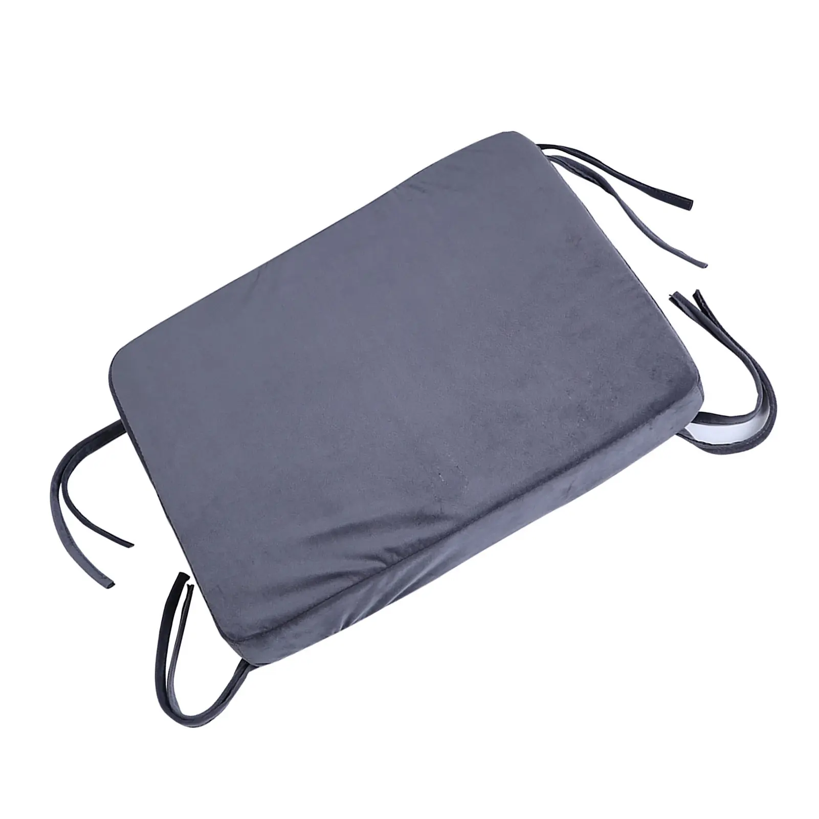 Soft Velvet Cotton Chair Cushion   Stool Pad Set Warm Cover for Home Office Gray Color  Chair Cushion Stool Cushion Chair Cushio