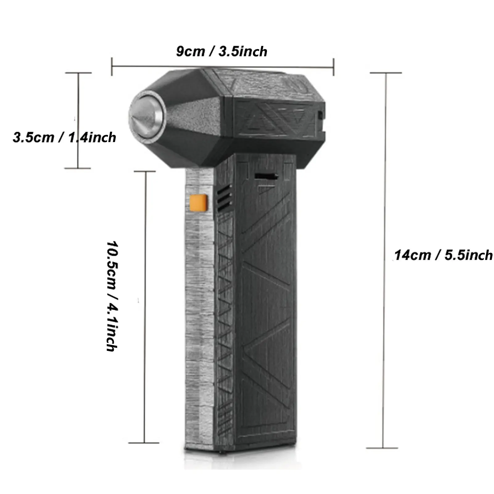 Turbofan Blower Cordless  Dry Blower Brushless Motor Snap on Nozzle Strong and Stable Power with USB Cable for Car Cleaning