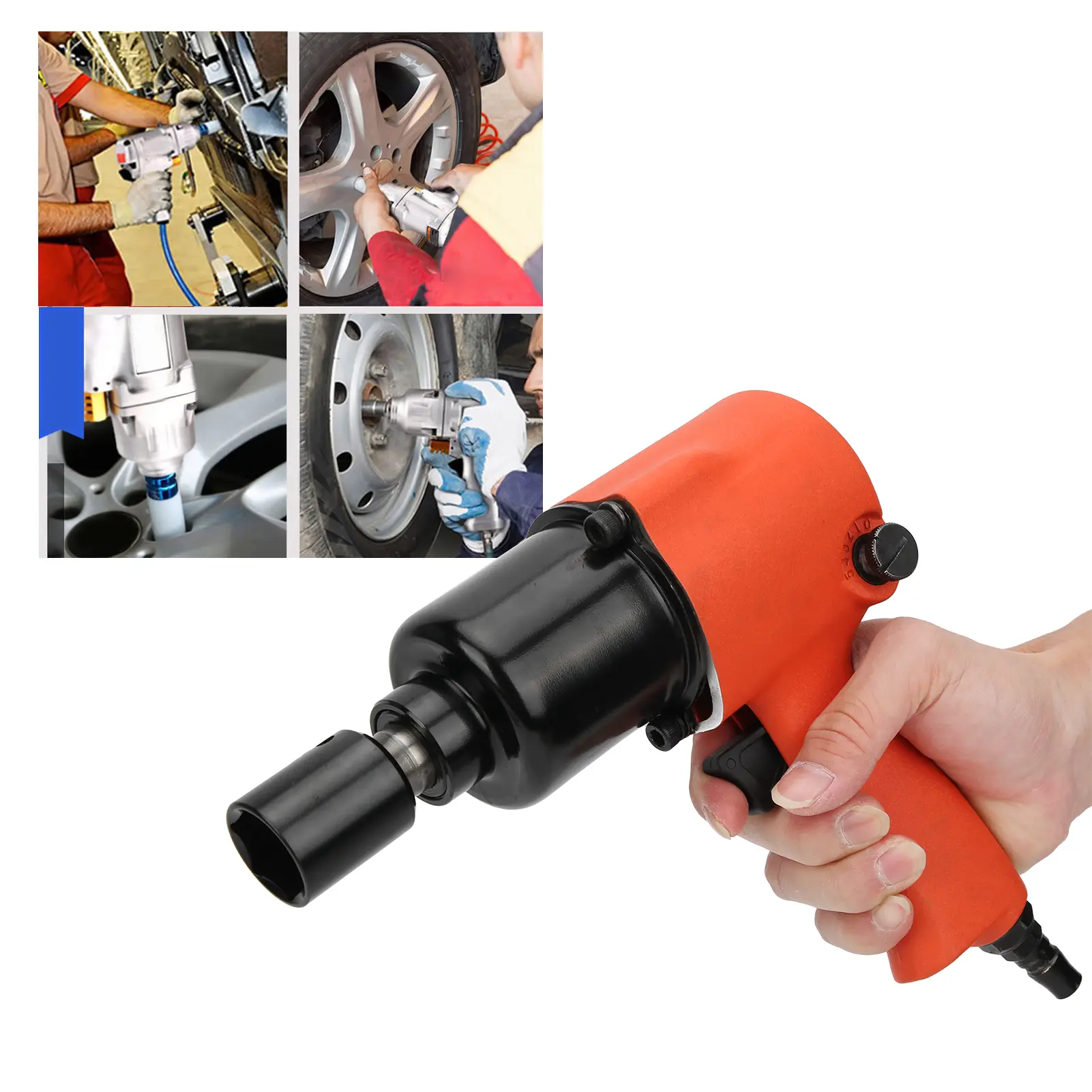 Pneumatic Wrench Set Industrial Grade 1/2in High Torsion Auto Repairing Air Tools 8111T Pneumatic Wrench Set Pneumatic Wrench