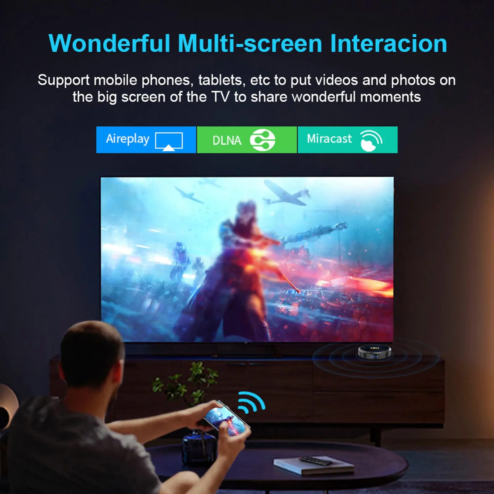 HK1 RBOX-H8 WIFI6 Android 12.0 Smart TV Box Allwinner H618 Quad-core 4K Media Player H.265 VP9 6K Decording Dual Band WiFi6 BT5.