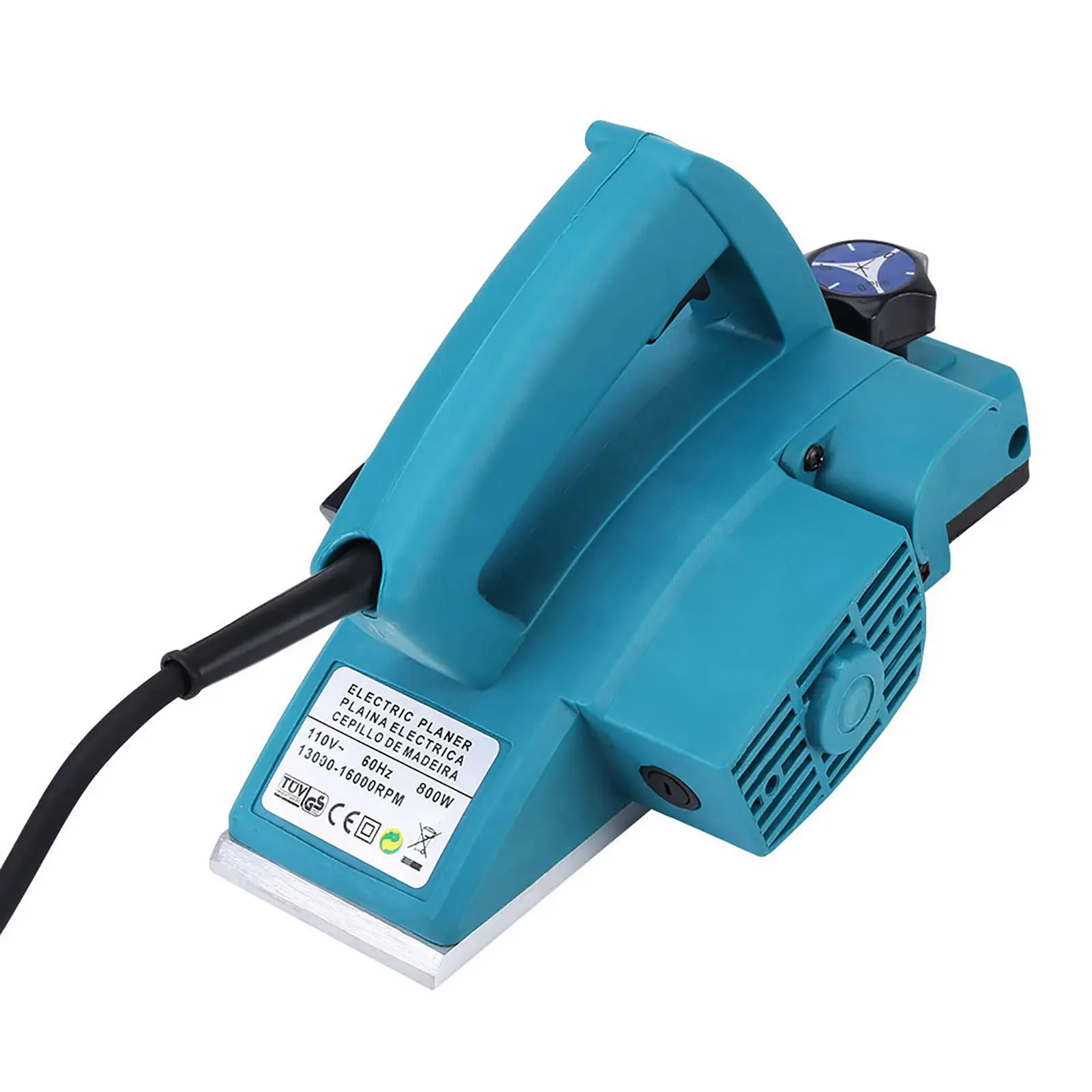 Handheld Planer Portable Electric Wood Planer Hand Held Woodworking Power Tool for Home Furniture Wood Planer Woodworking Tool