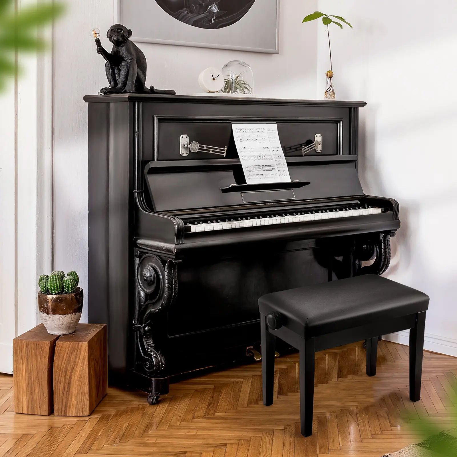 Keyboard Bench Pair Piano Stool Keyboards Chair Piano Stool