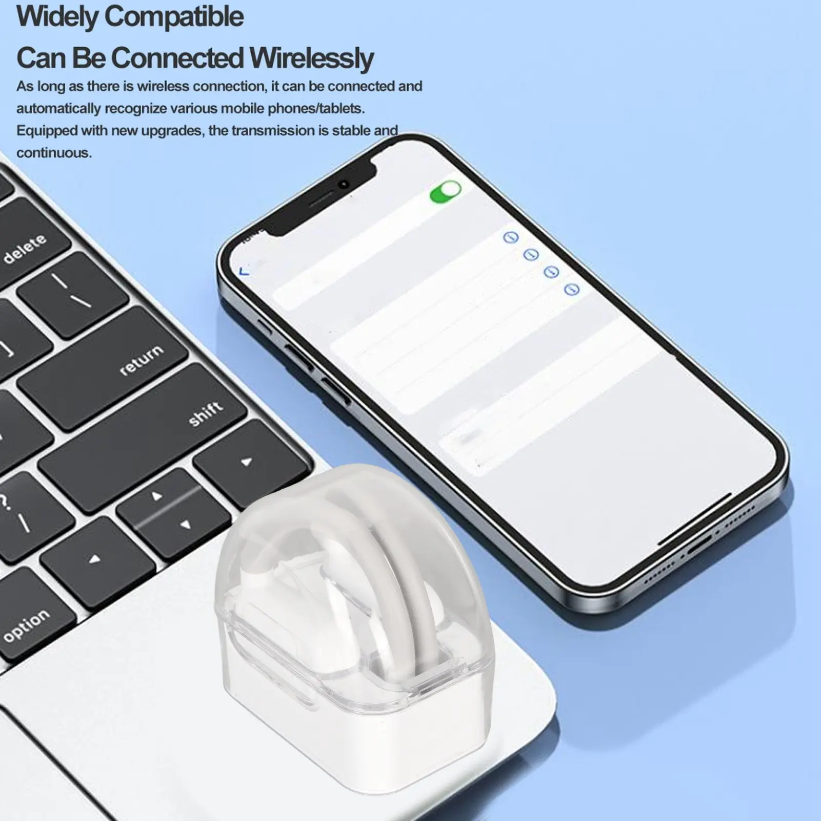 Translator Earphone Multi Purpose 0.2s Translation Speed Language Translator Earbuds 144 Language Online for Android for Music