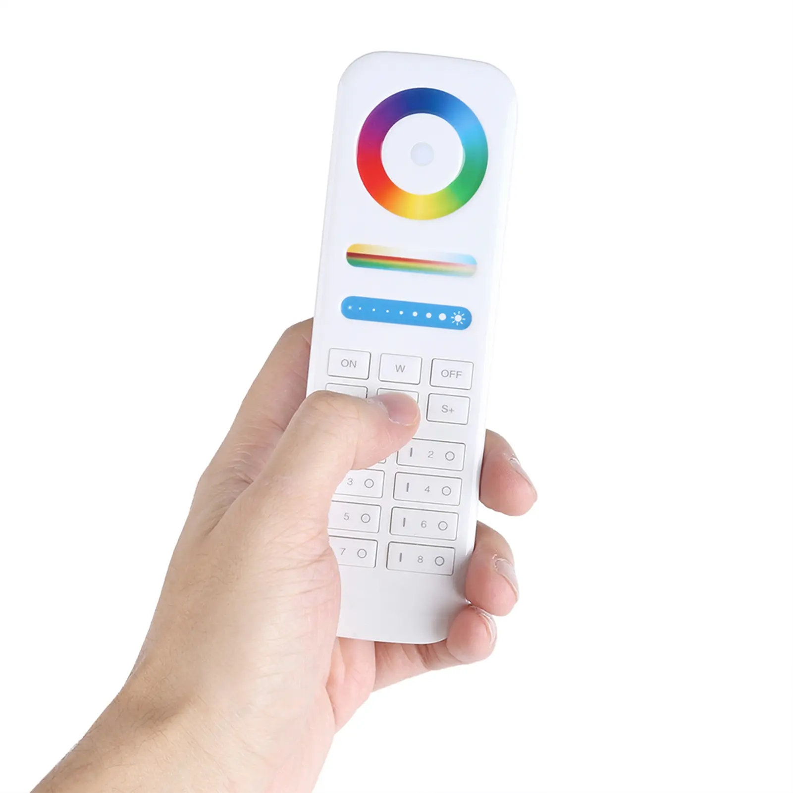 LED Remote Controller Milight 2.4G Wireless 8-Zone Remote Controller for RGB+CCT LED Bulbs Strip Lights RGB Remote Controller