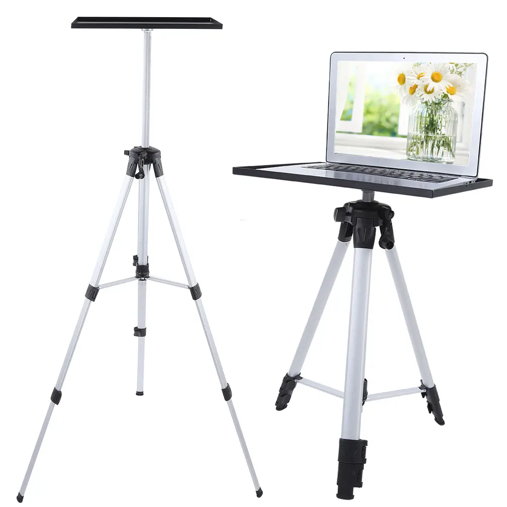Aluminum Tripod Tripod Mount Tripod Stand Aluminum Alloy Steel Projector Tripod Bracket 6KG 4-level Height Adjustable Tripod