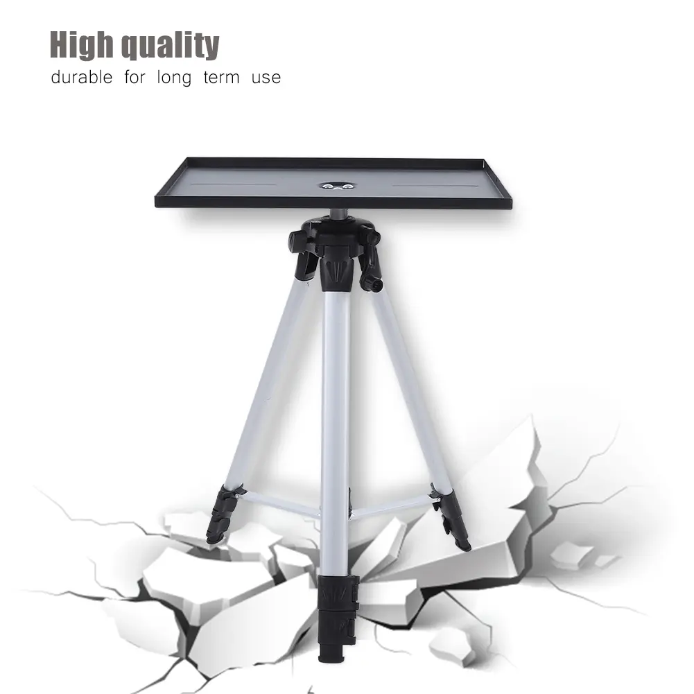Aluminum Tripod Tripod Mount Tripod Stand Aluminum Alloy Steel Projector Tripod Bracket 6KG 4-level Height Adjustable Tripod