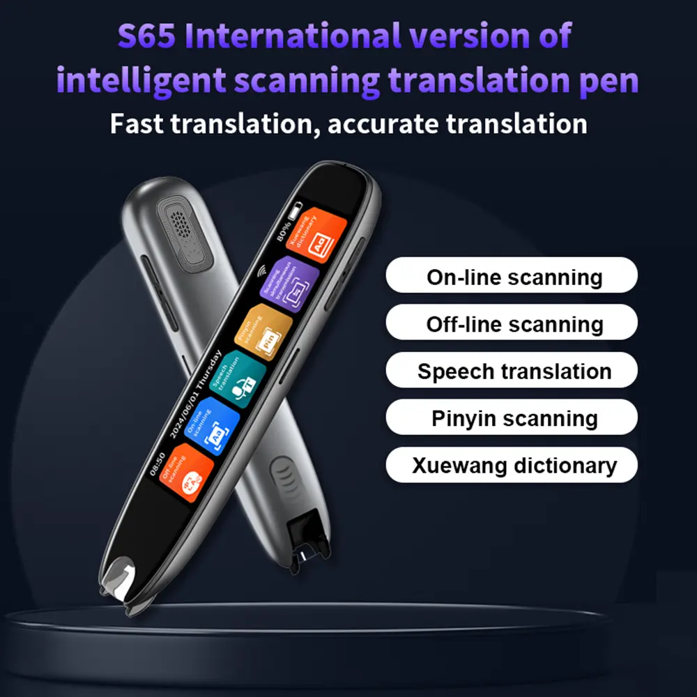 Dictionary Translation Pen Scan Reader Device Text Scanning Reading Translator WiFi/BT Connection 142 Languages Online Translate